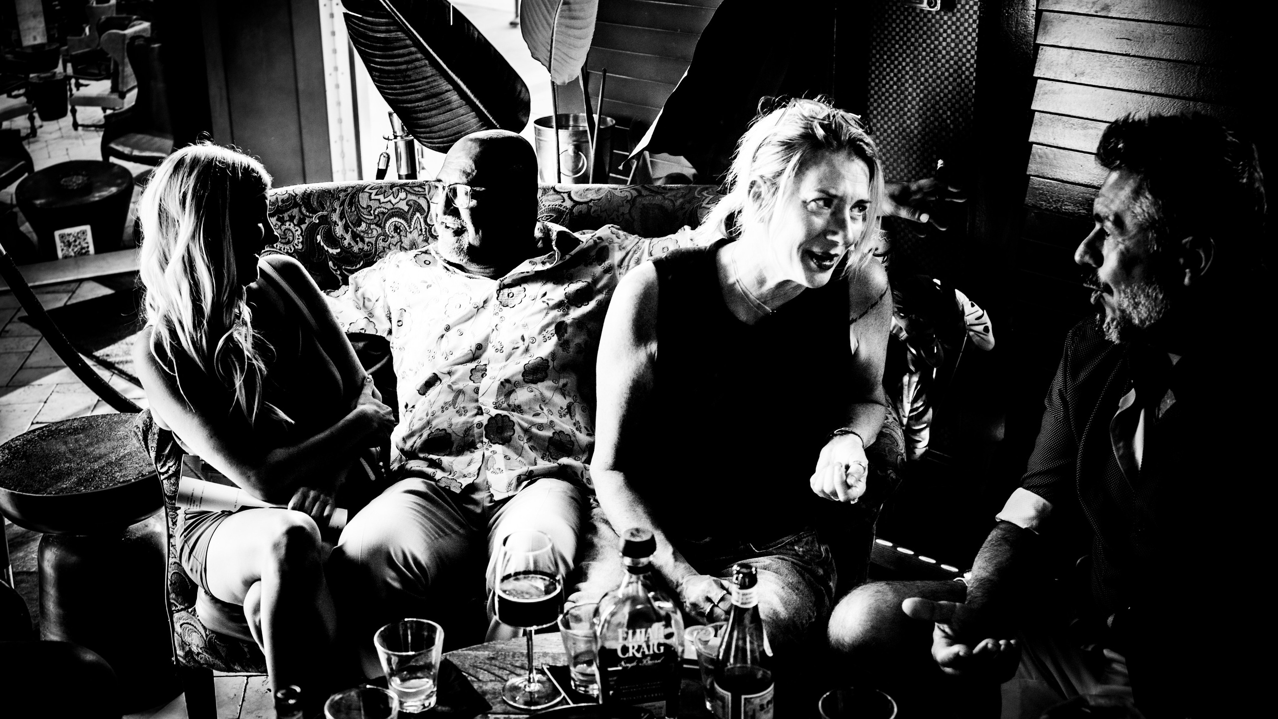 Burn Black and White Series. Out and About 239