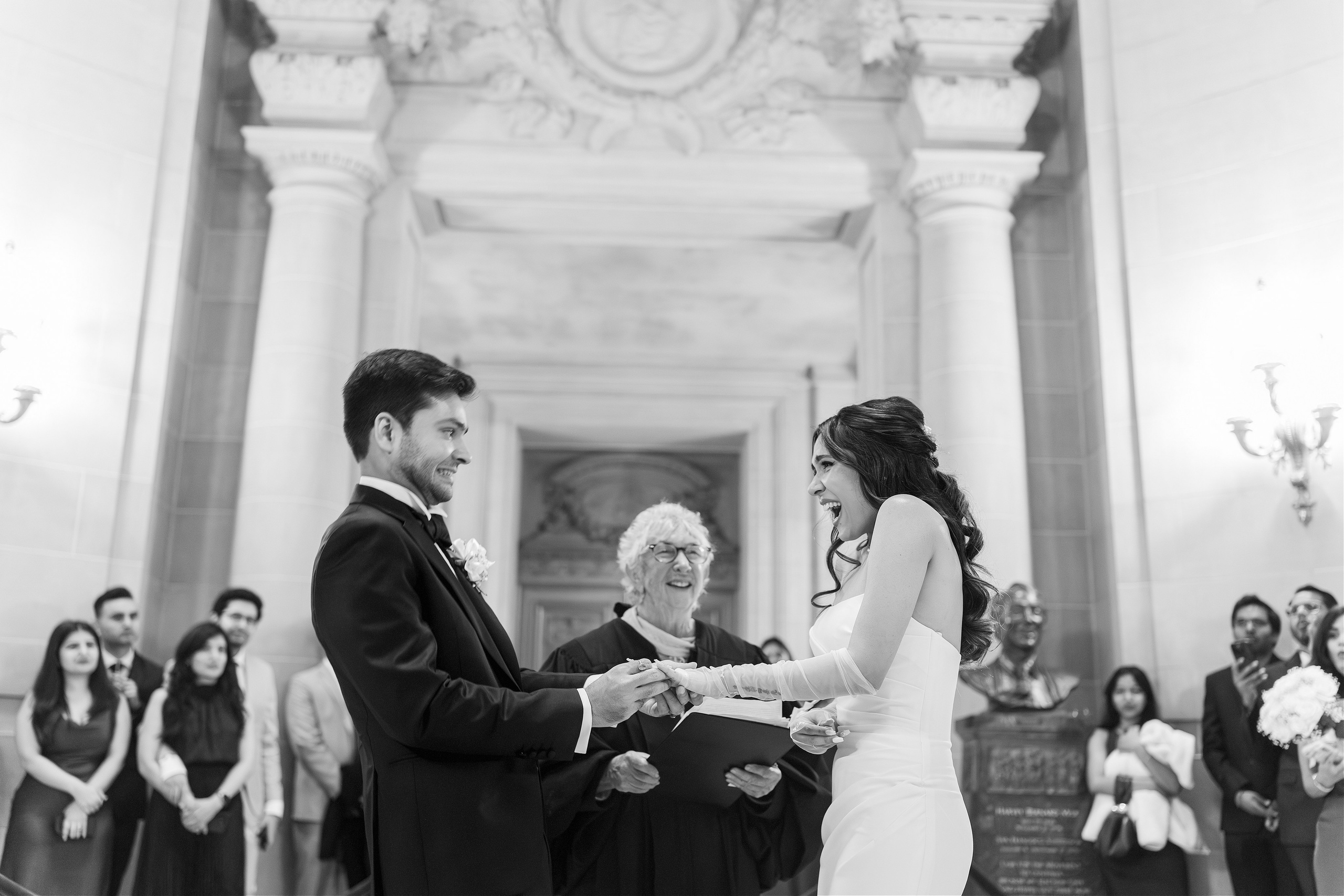 San Francisco City Hall Wedding. Wedding Photography & Videography Team in California, Los Angeles, San Francisco, San Diego and Travel