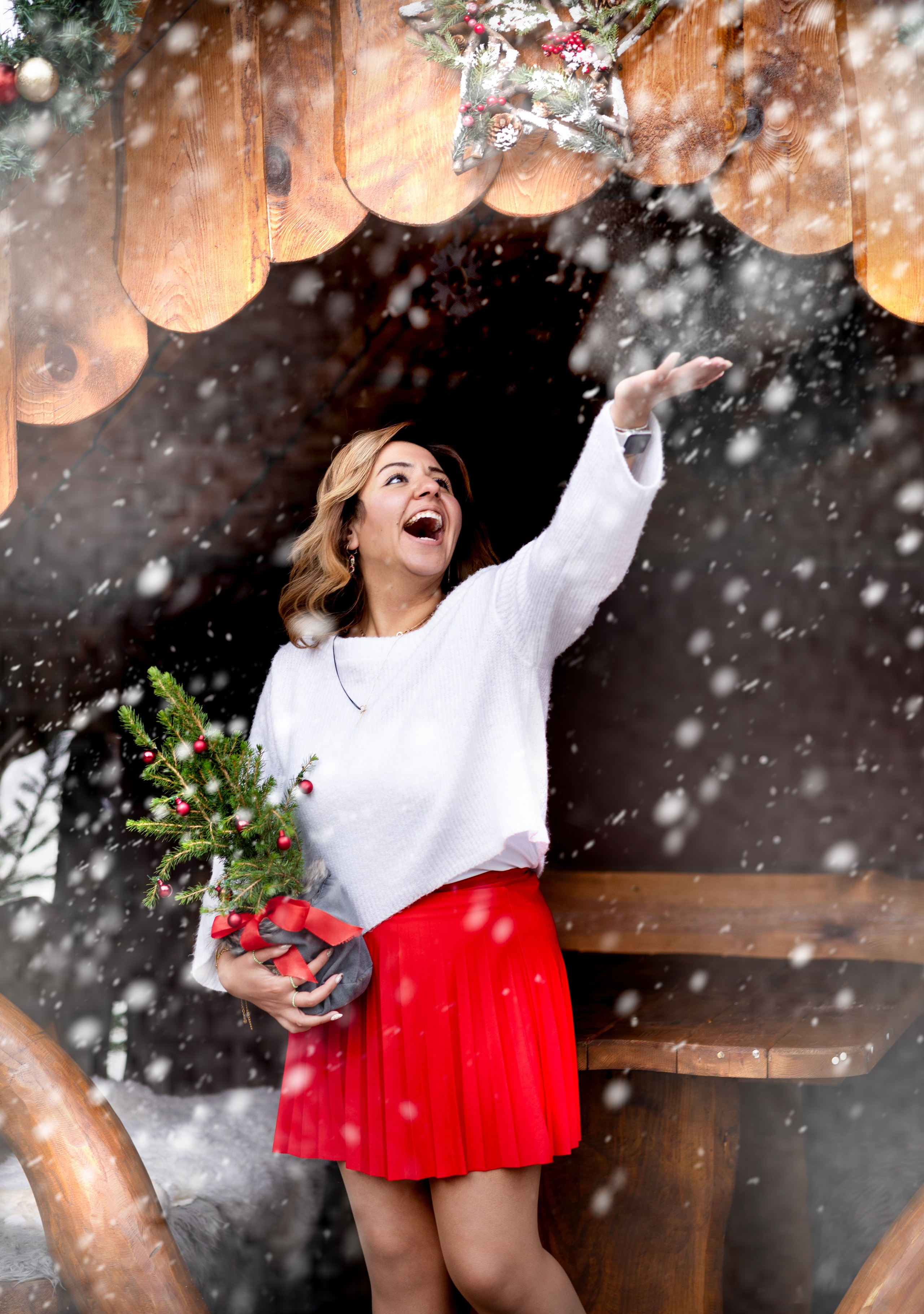 Sandra and Christmas. Photographer in Munich