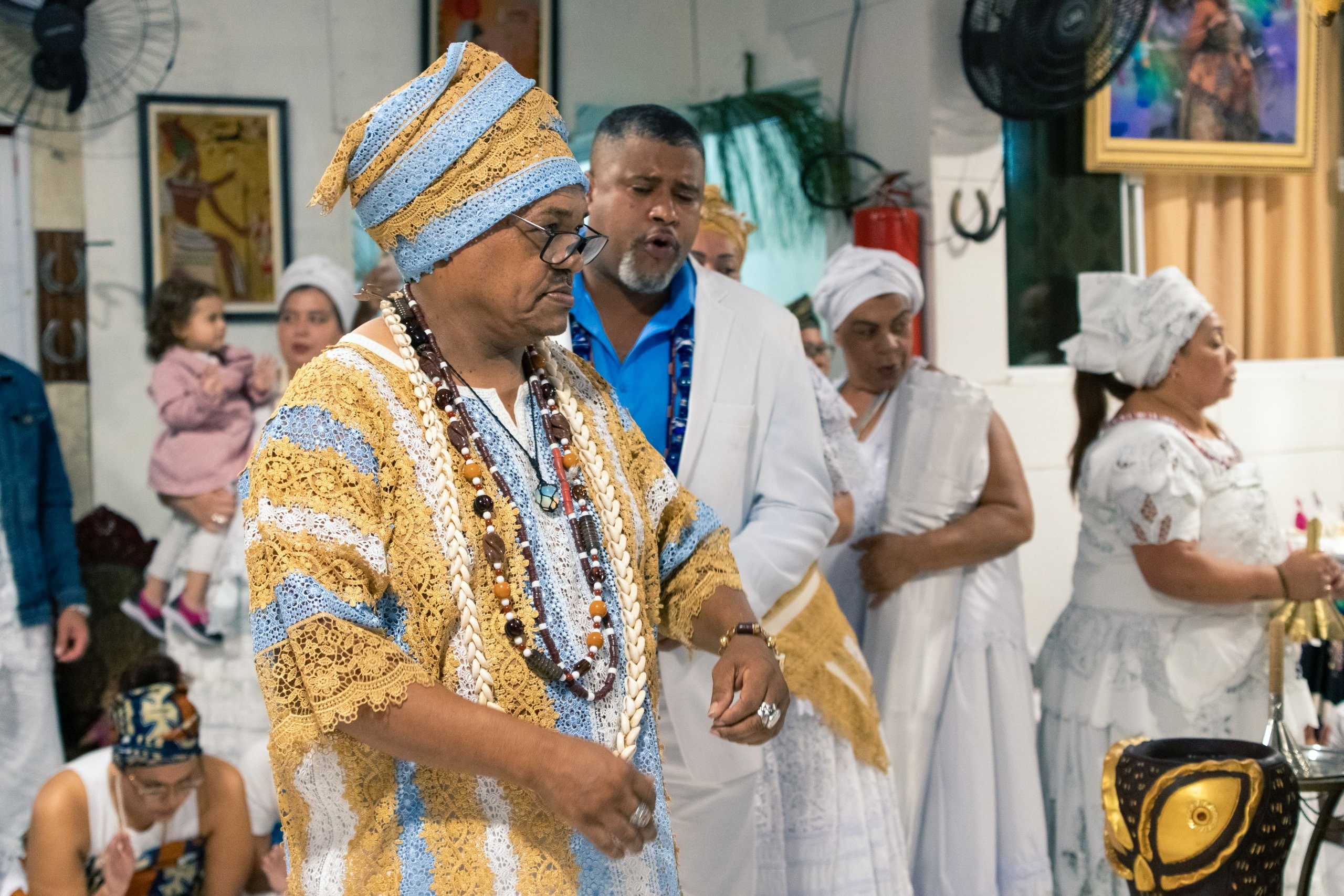 19/04/2025 — Iniciação Oloyê Pablo, Ajoyê Maria Júlia e Iyawo Arthur. Aladá Produções