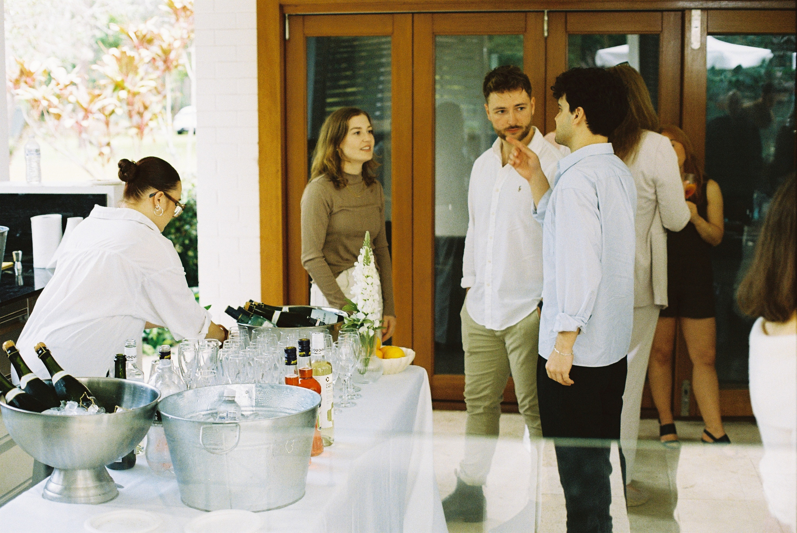 Engagement Party. Film portrait photographer