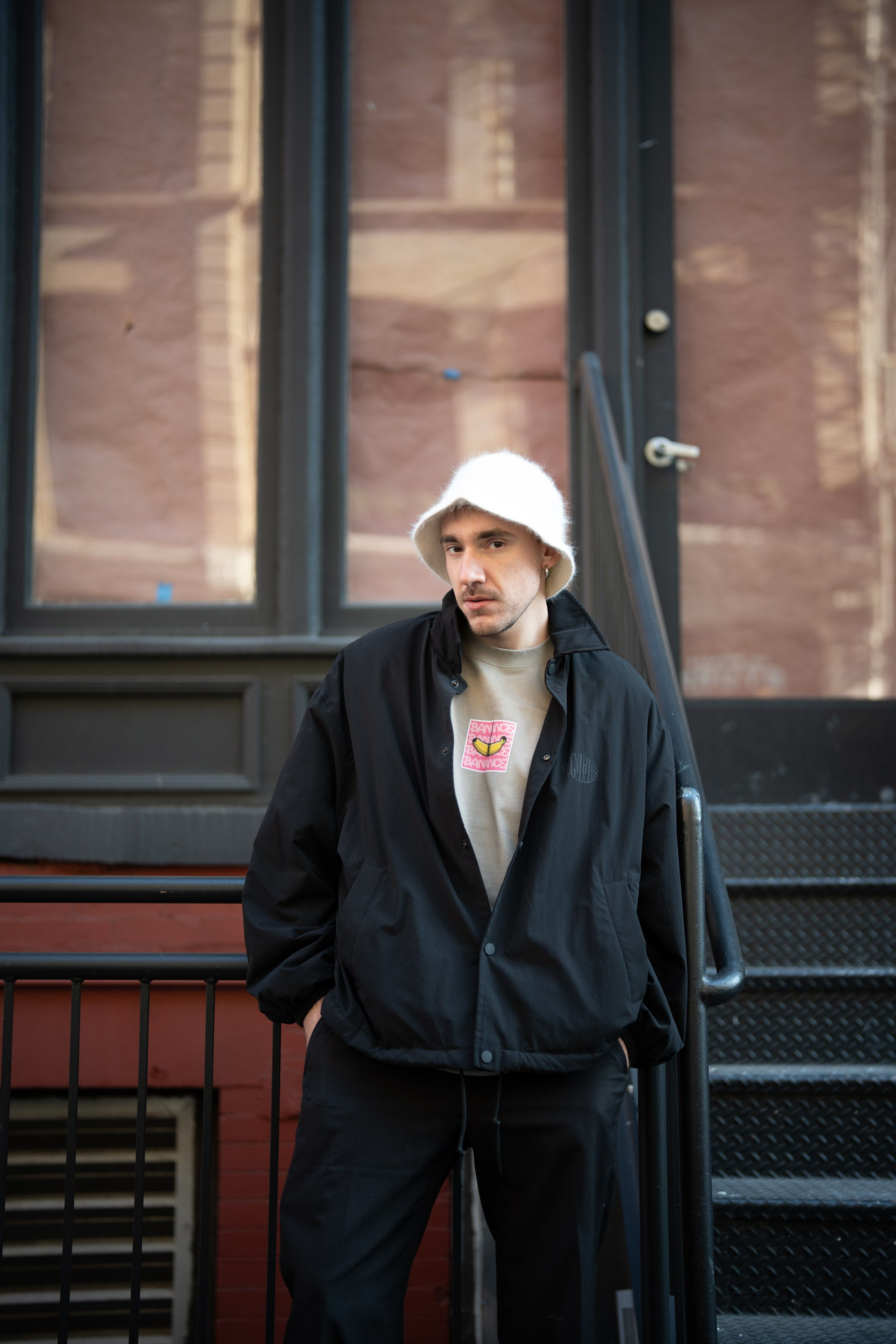 Advertising photo shoot for a clothing brand. Portrait and wedding photographer in New York