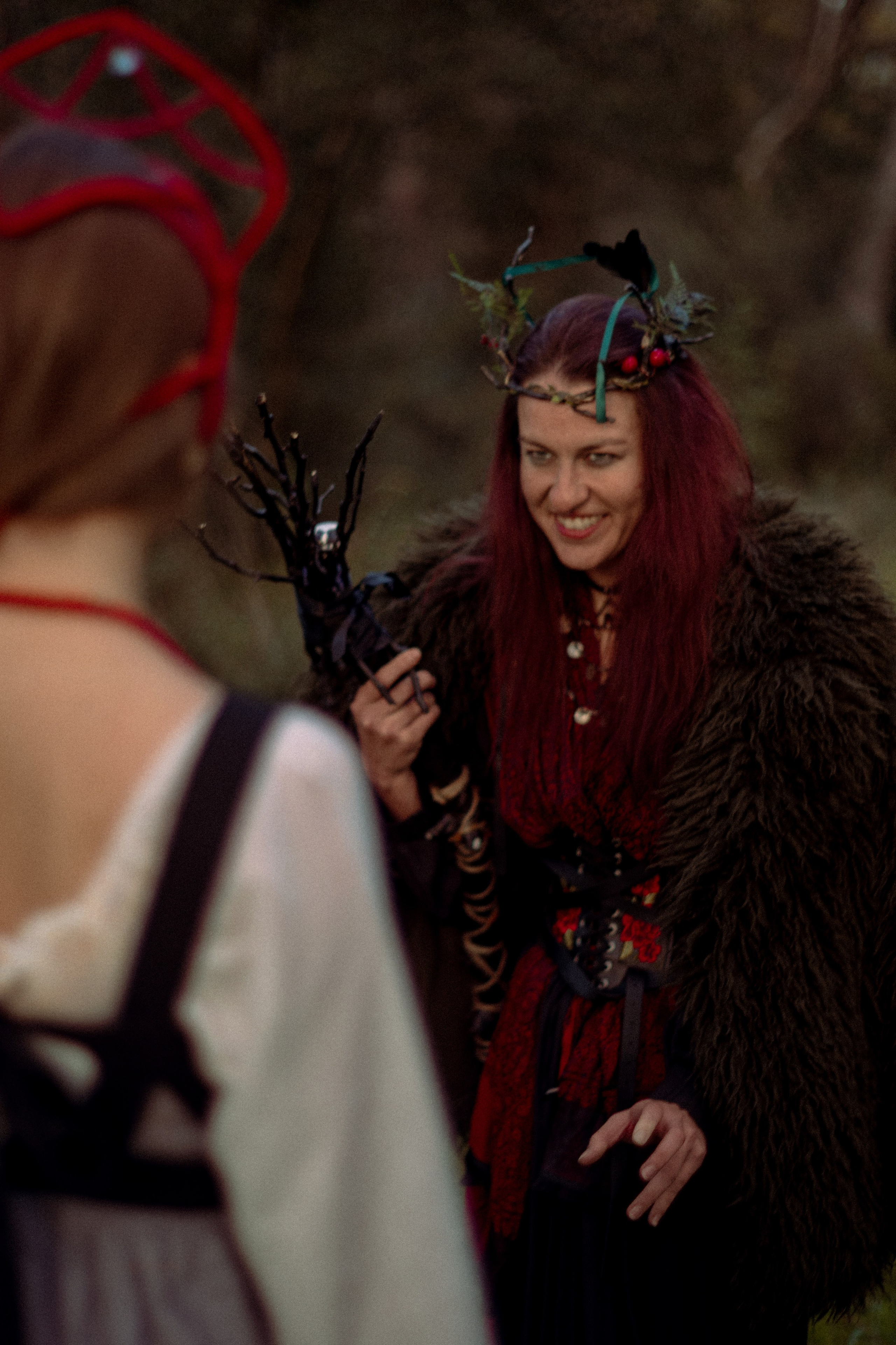 Vasilisa the Beatiful and Baba yaga. Photographer in Greece Kristina