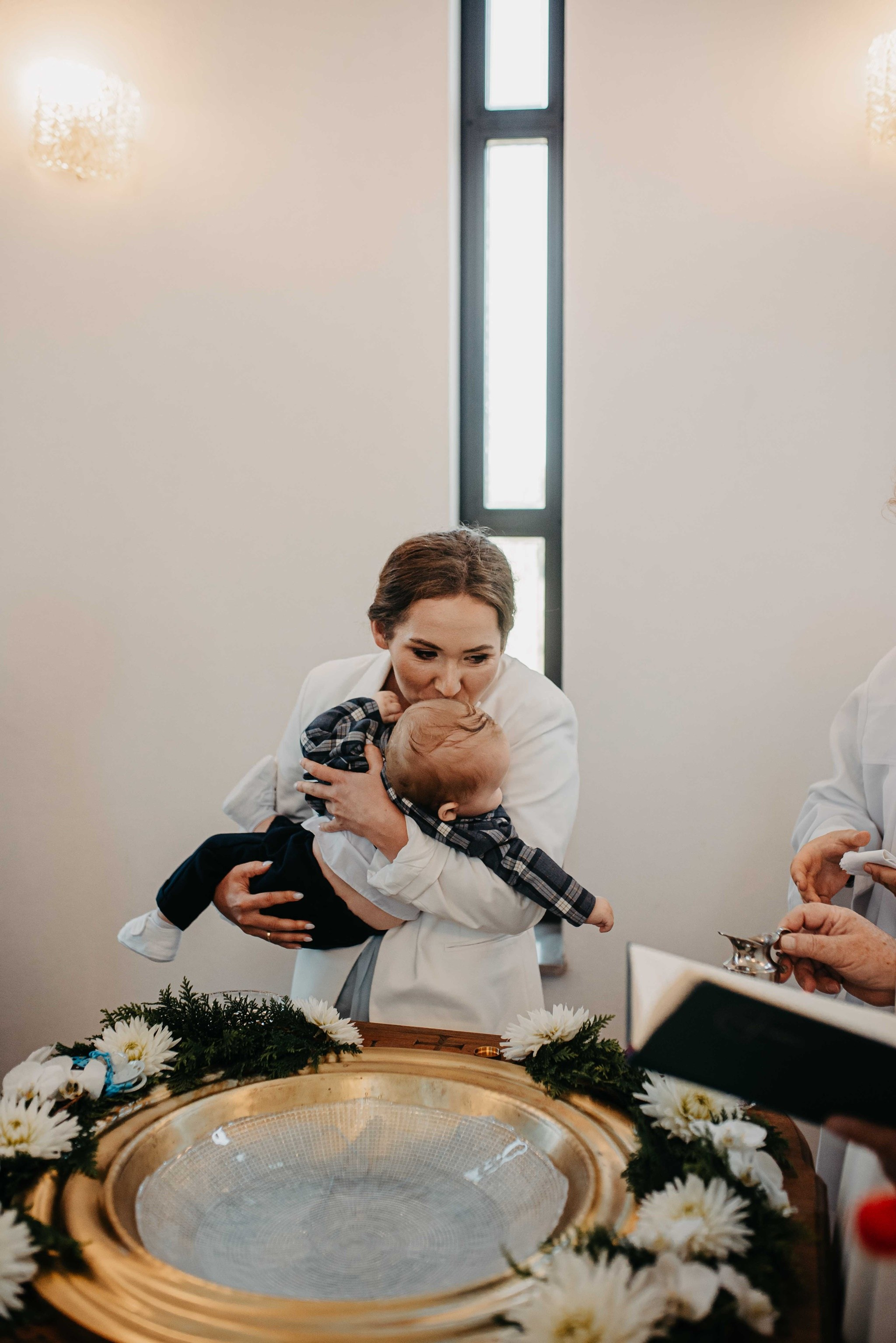 Chrzest Święty Franciszka. Dominika Strachacka Fotografia | Fotograf ślubny i rodzinny Opole Lubelskie Lublin