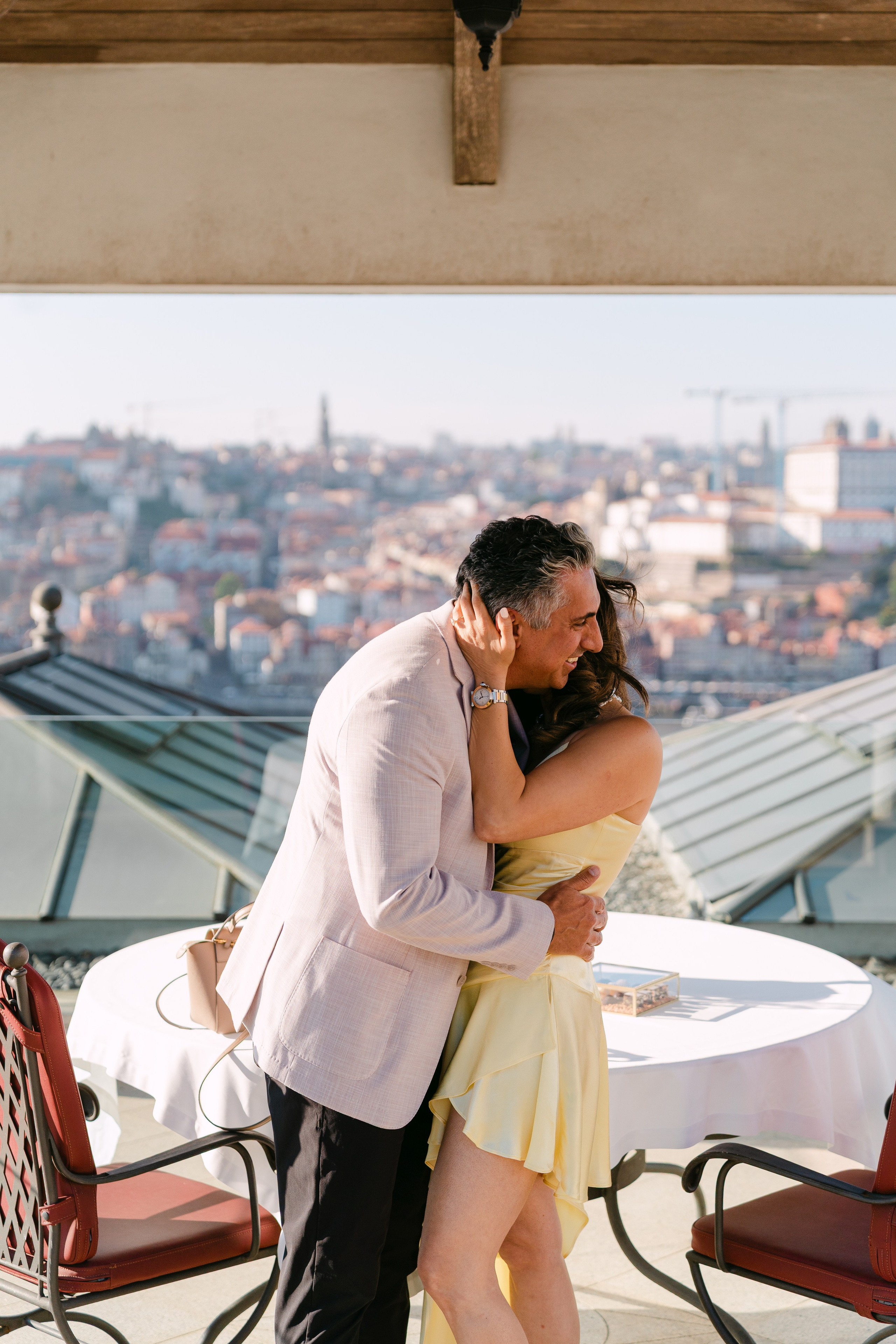 Wedding Proposal at Yeatman Hotel. Wedding and couple photographer in Porto
