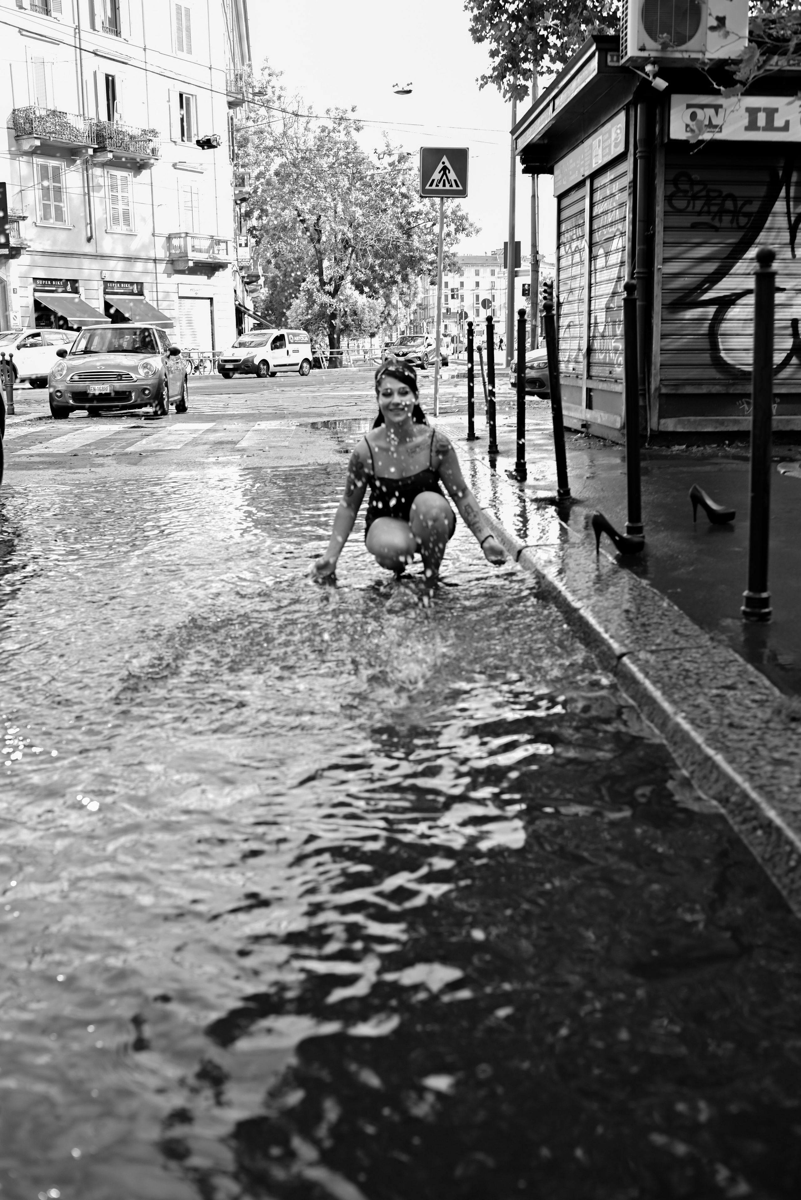 Scatti per far andare l’acqua di traverso all’ex