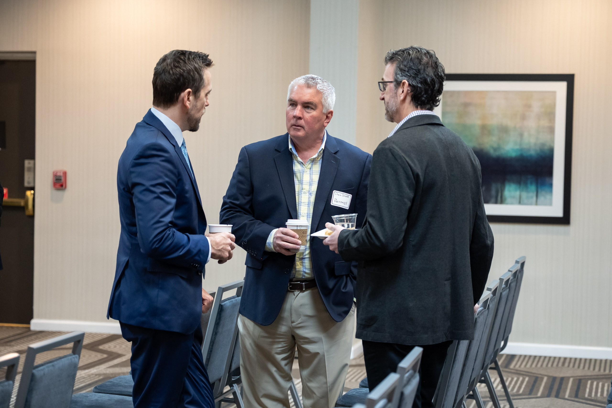 Executive Roundtable networking. Portrait photographer in Charlotte, North Carolina