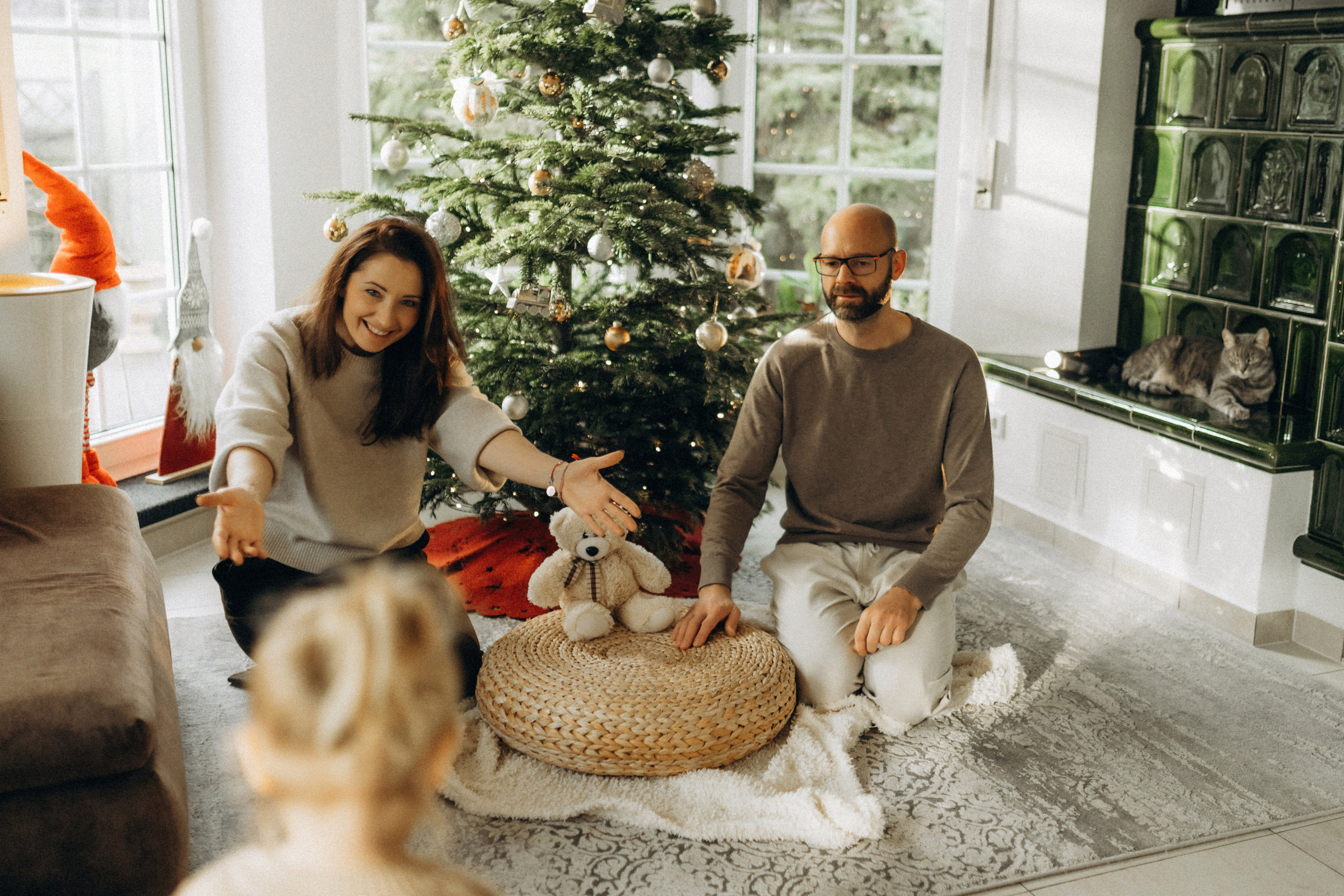 Новогодняя домашяя фотосессия. Семейный фотограф Лейпциг, Германия
