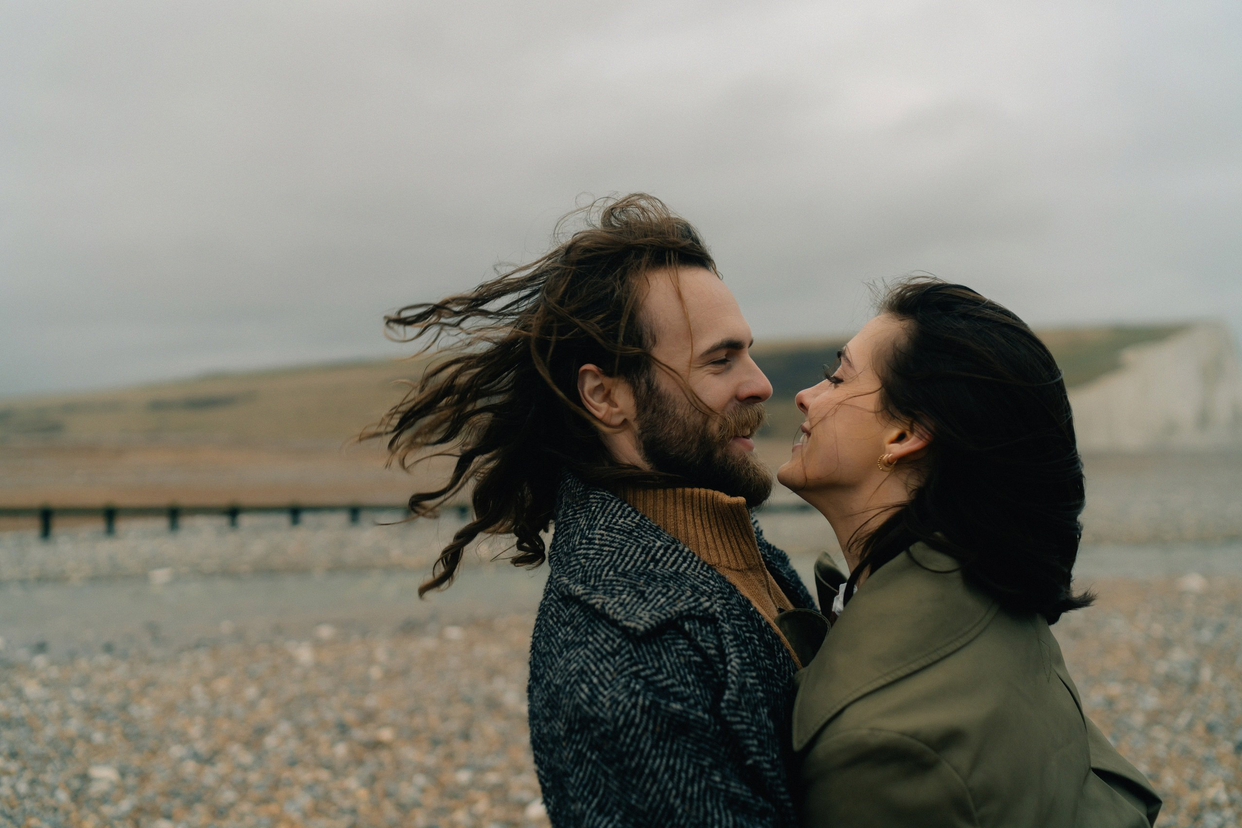 Engagement session in Seven Sisters. London portrait and family photographer