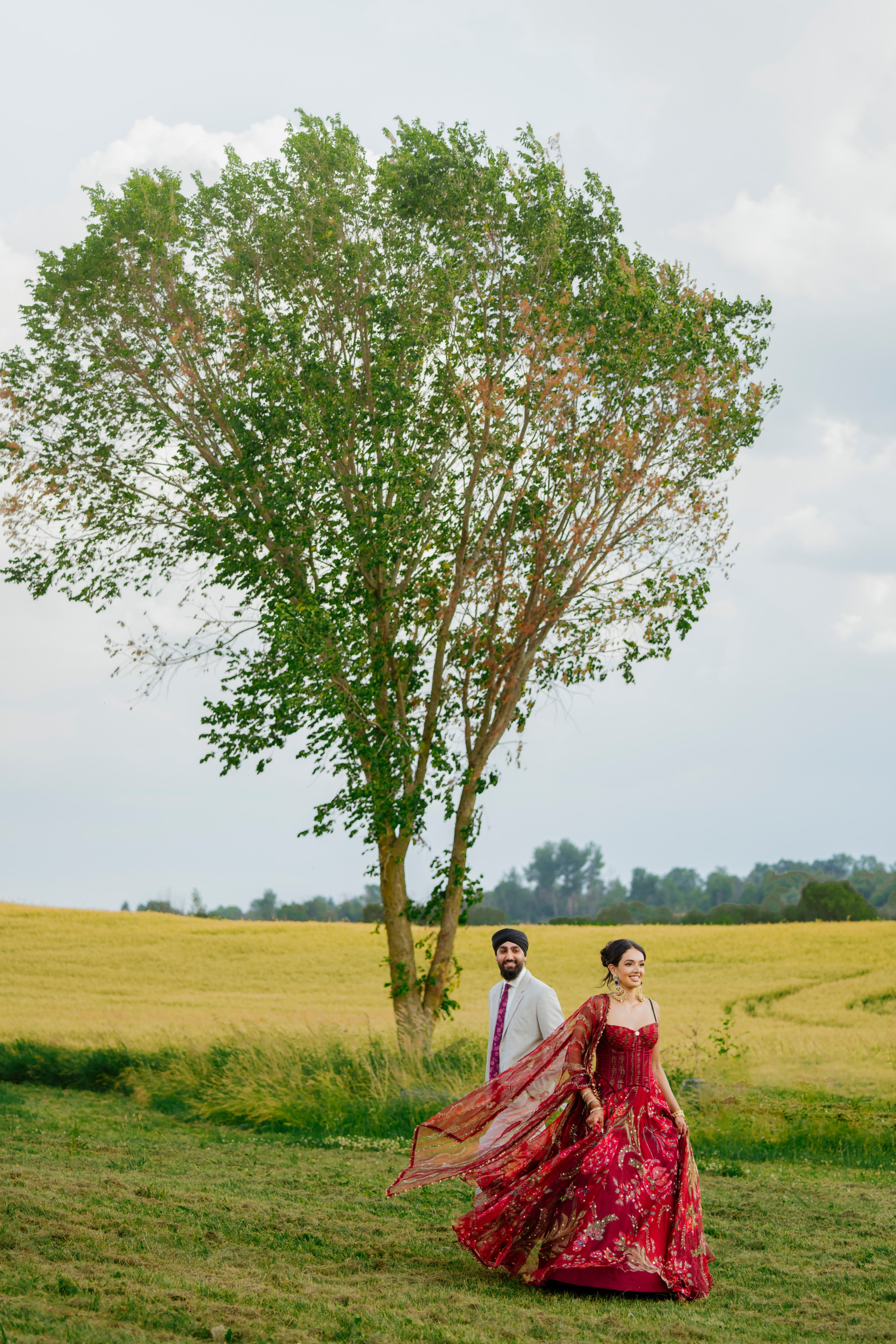 Nooreen & Jugraj. Studio Kunal Photography