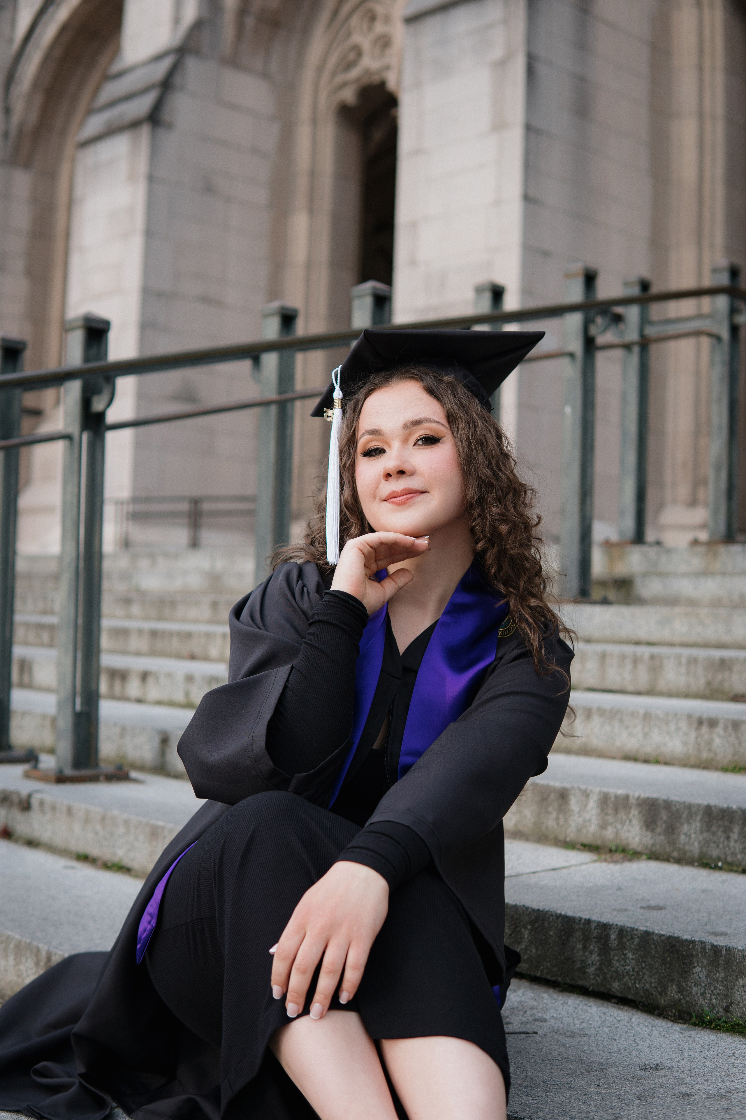 Alexandra graduation. Photographer in Washington Sophia D
