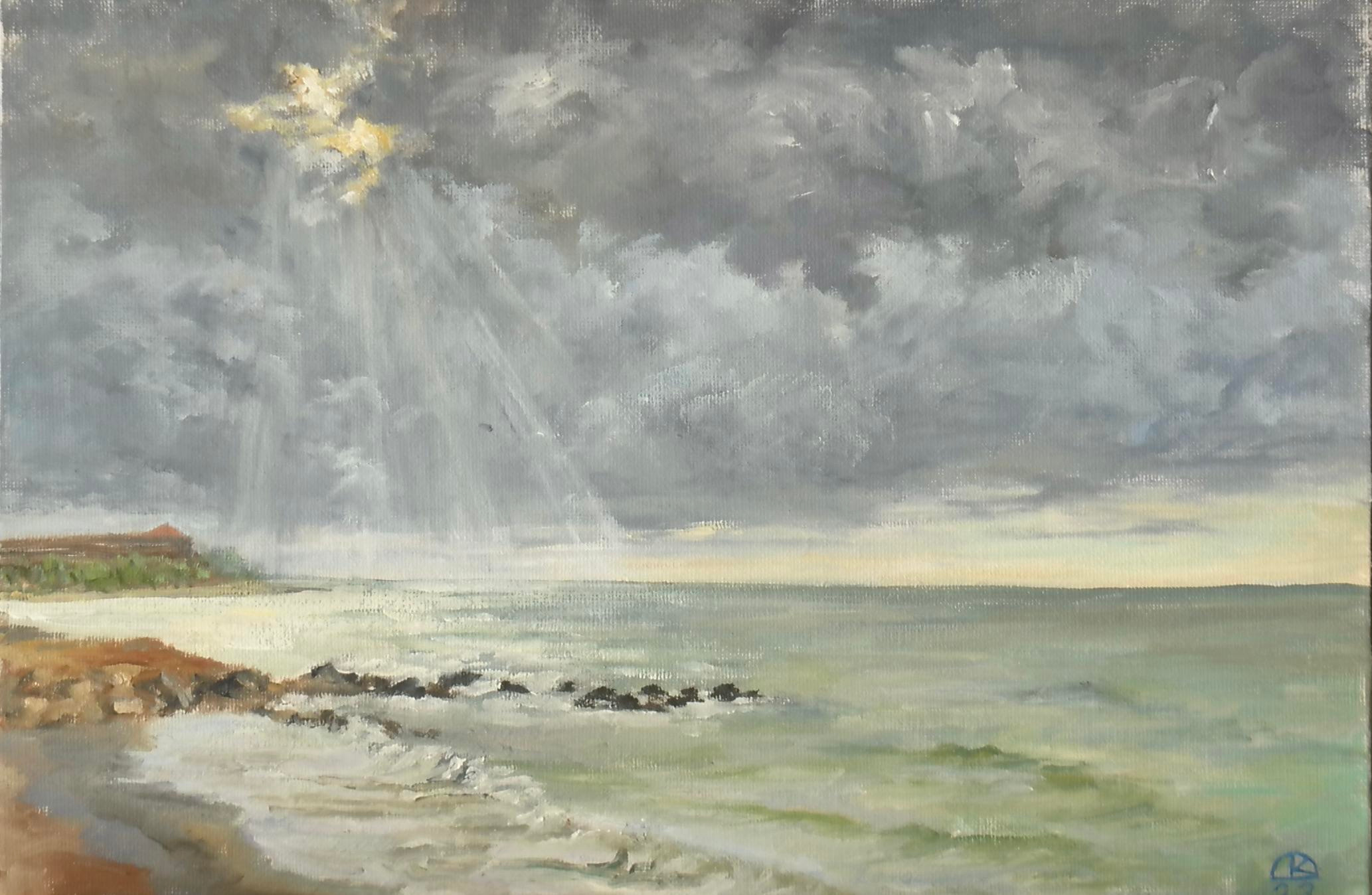 20 X 30, lienzo sobre cartón óleo