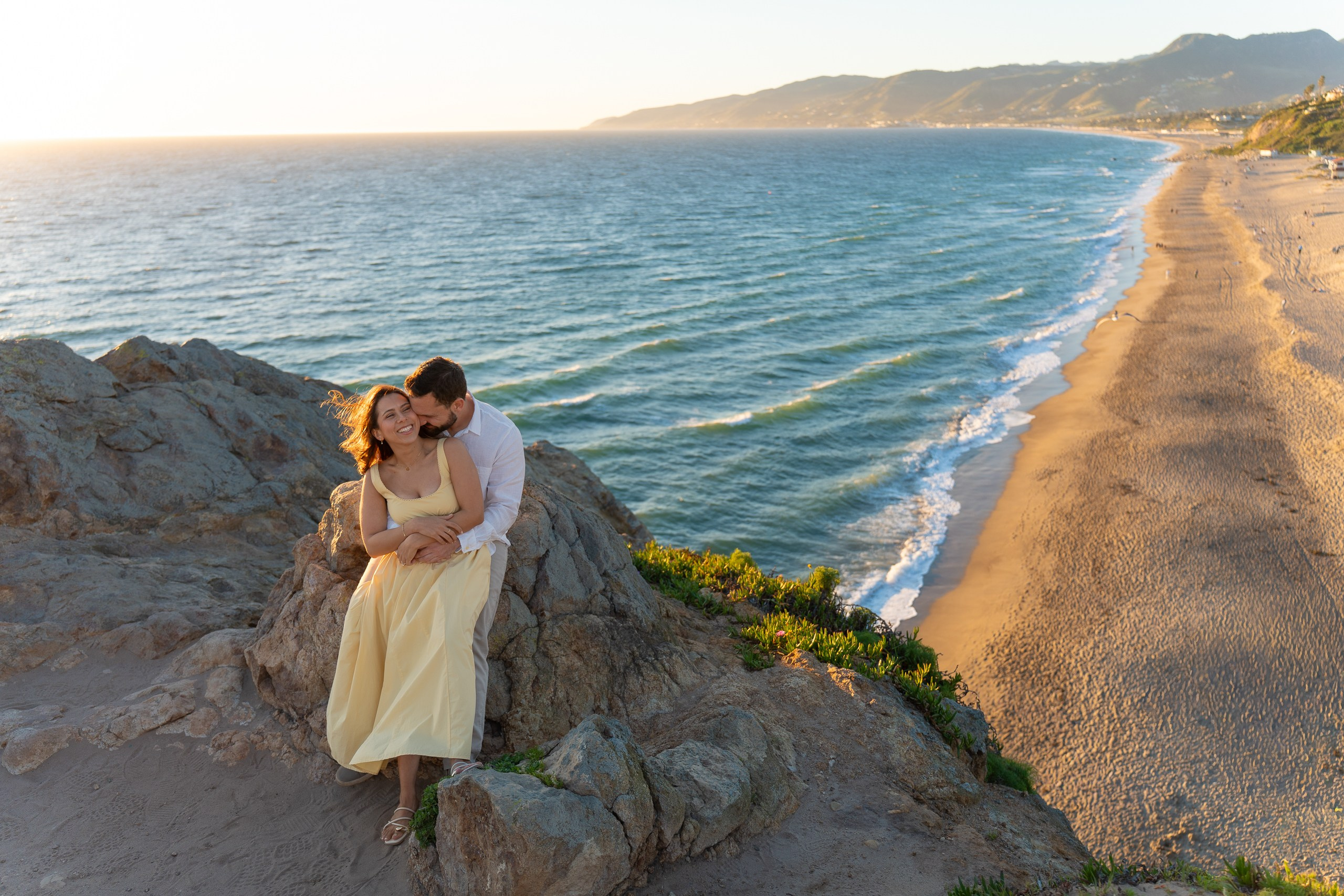 Point Dume Malibu Engagement Photography