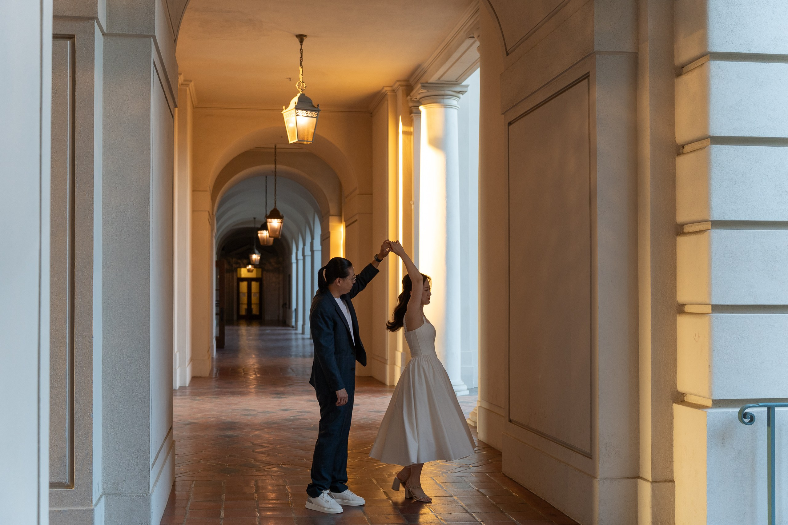Cinematic Pasadena City Hall Engagement