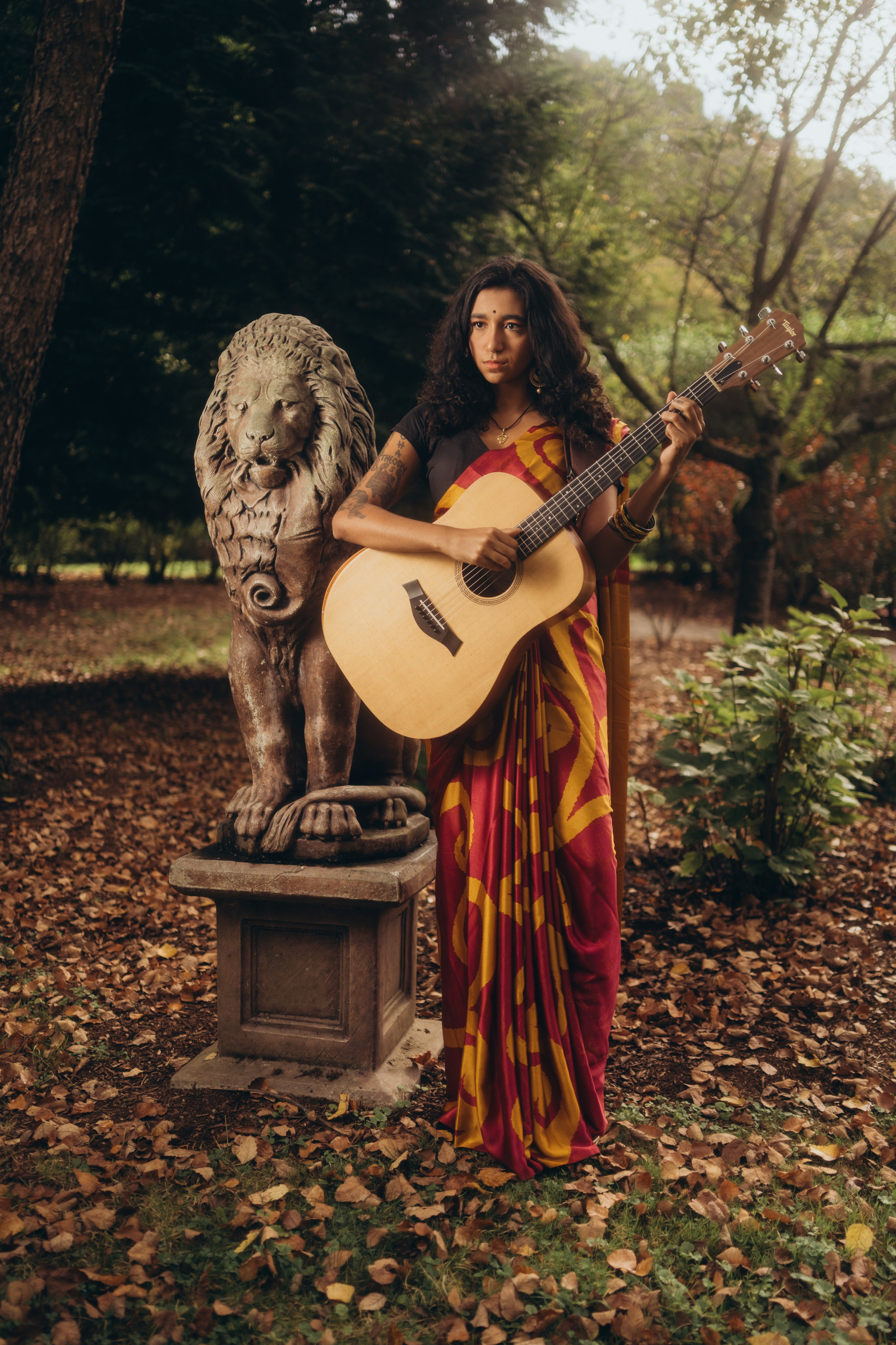 Debut Album Photoshoot for Rhode Island Musician. Daria Deschain Cinematic Photography in Connecticut