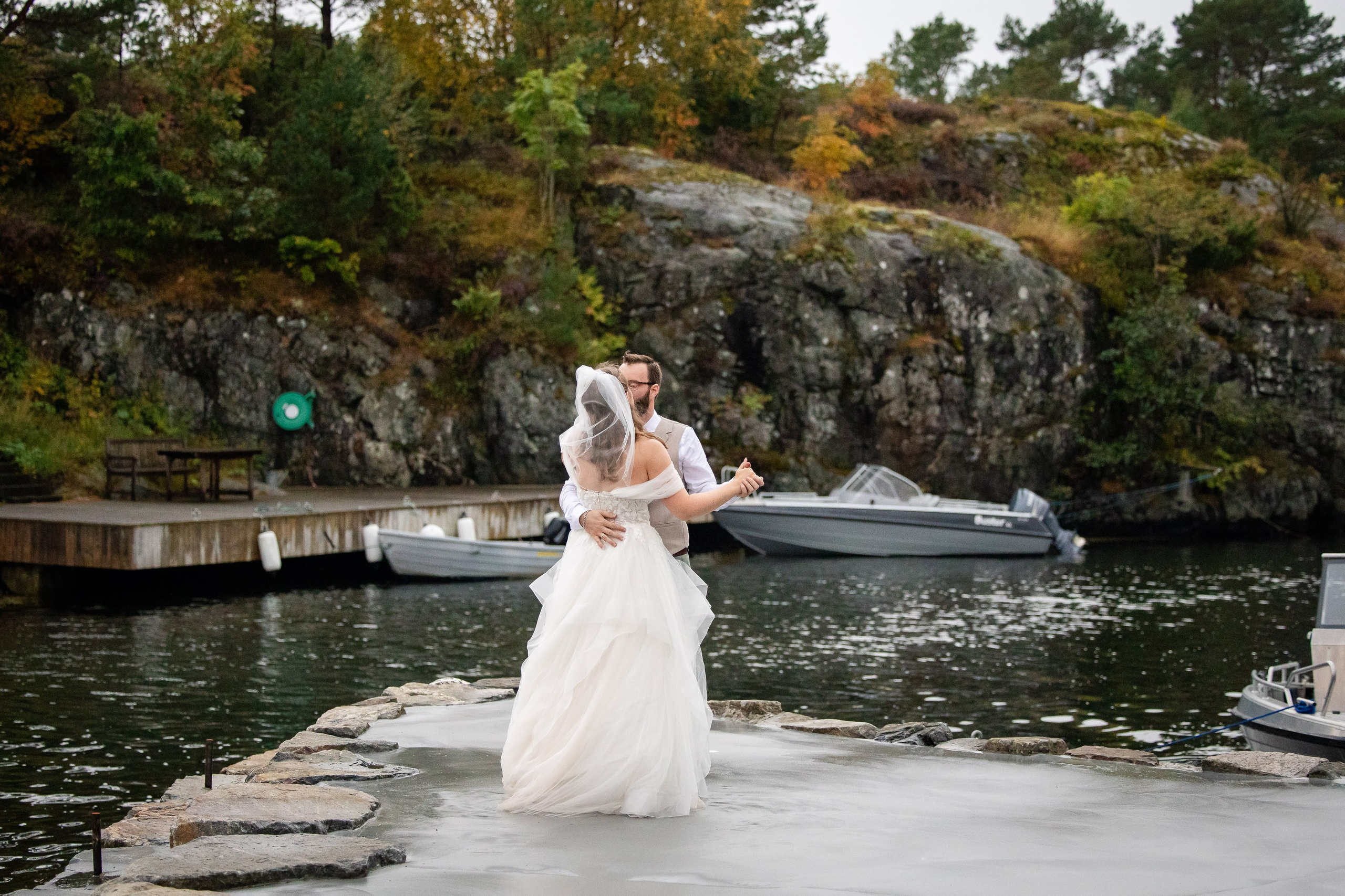 Bryllupsfotografering på Tromøya i Arendal. Bryllupsfotograf i Oslo og Rogaland — Meisal Media