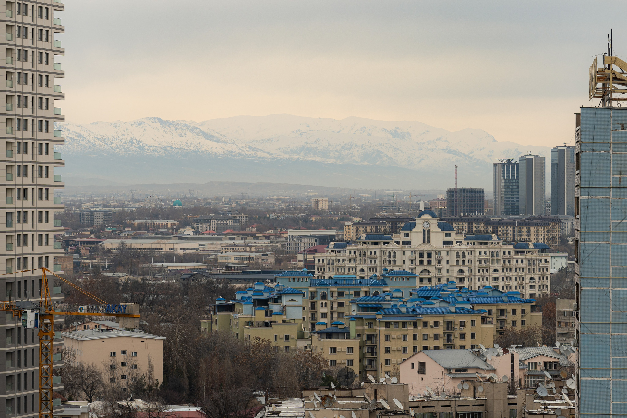 Смог в Ташкенте или Взгляд на город с высоты птичьего полета. Георгий Намазов | Фотограф в Ташкенте