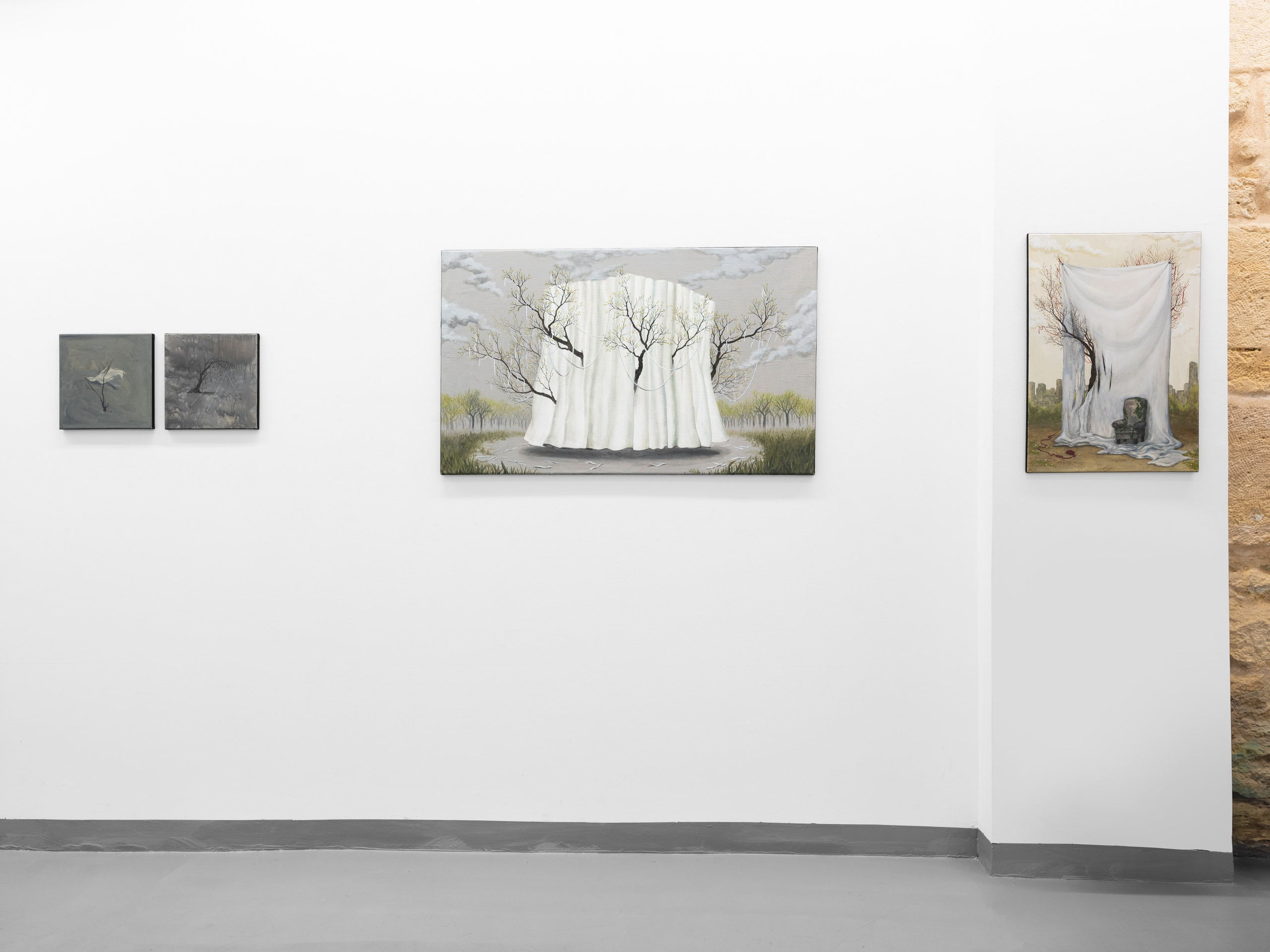 Solo show Au-delà. 2024. Yujoo HONG