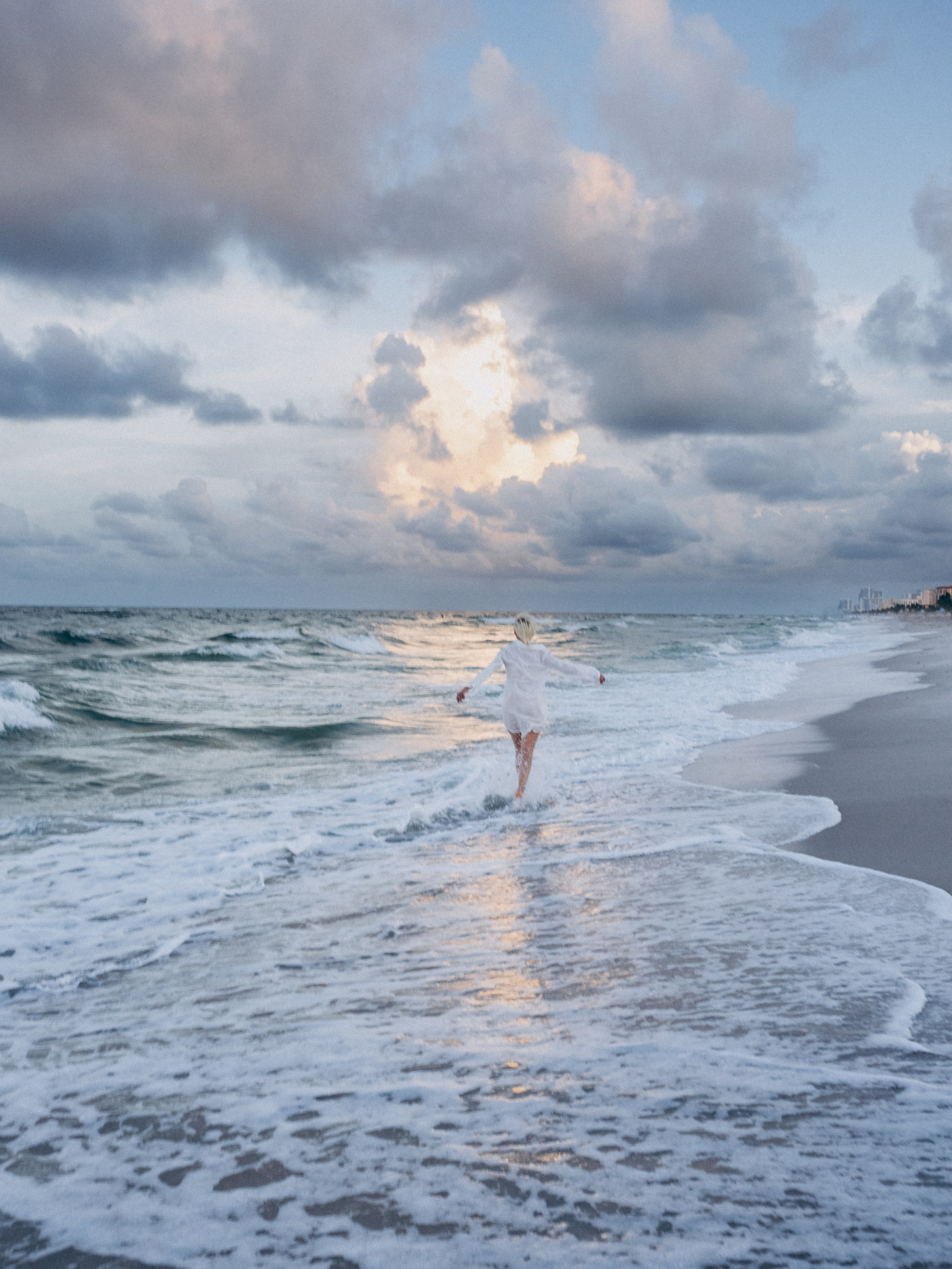 Ocean view. Art photographer Miami