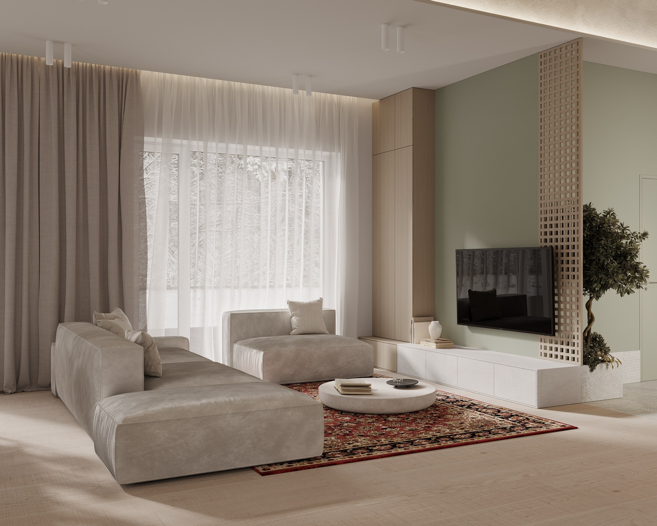 Butterfly House. Simple Archs — high quality visualizations for your interior projects