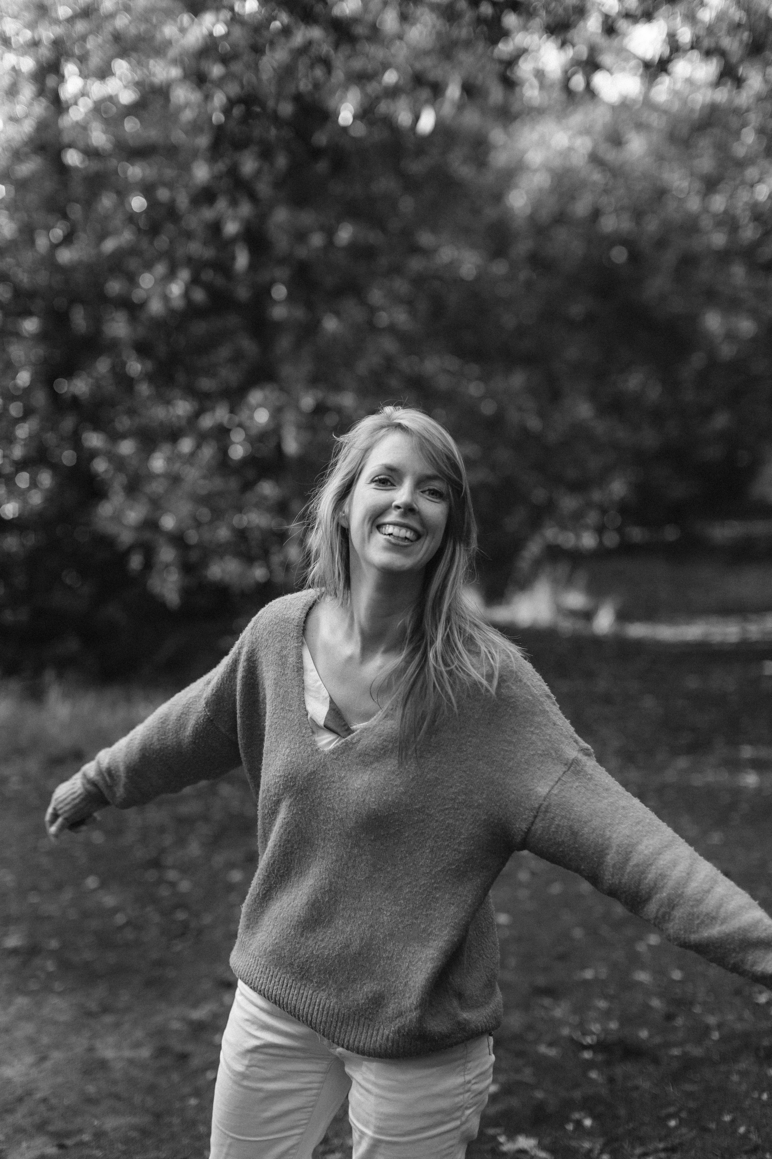 Paula. Walk in Strabrechtse Heide. True self