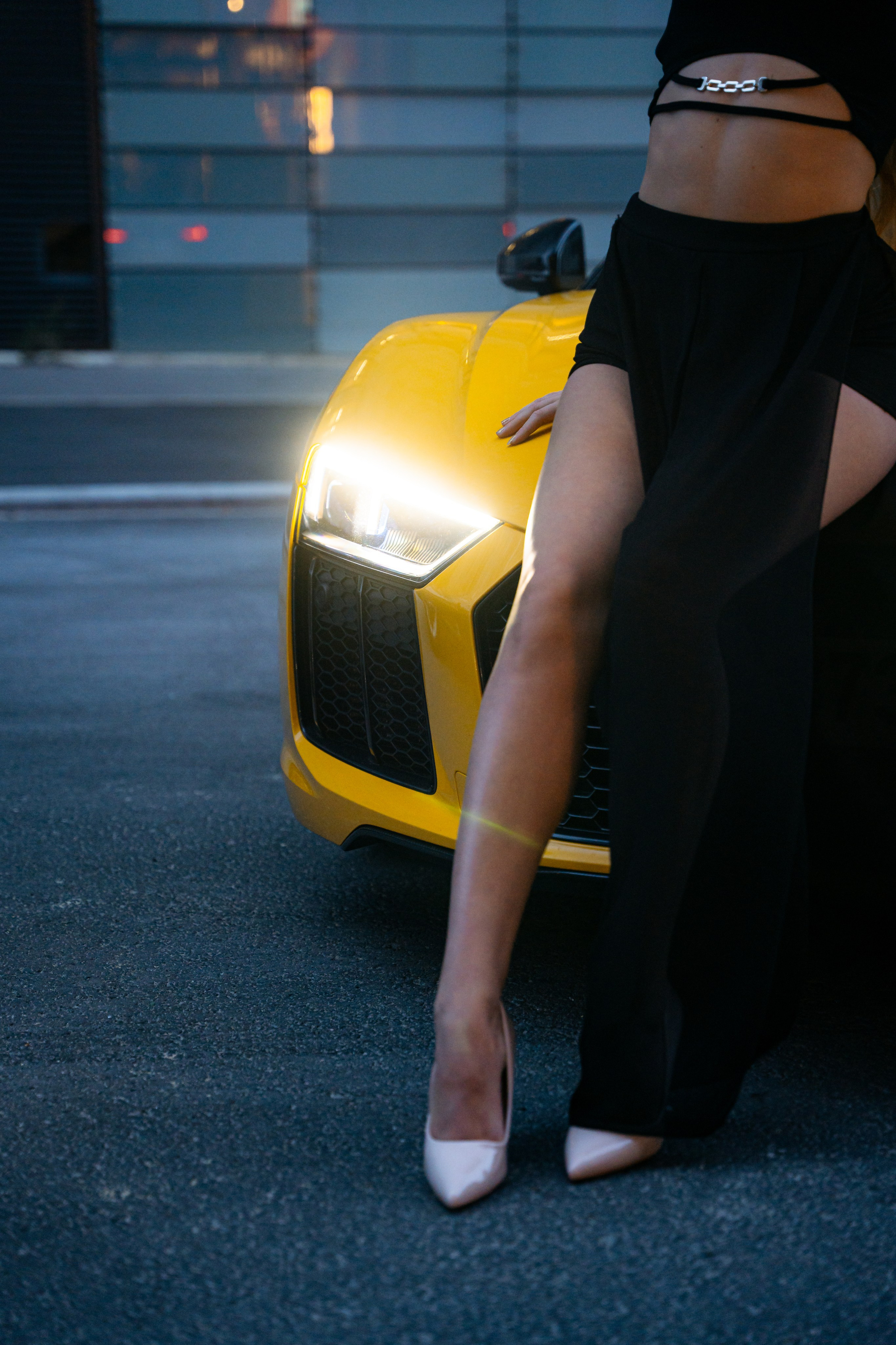 Alexandra x Audi R8. Photographer in Paris — Vitalii Motruk