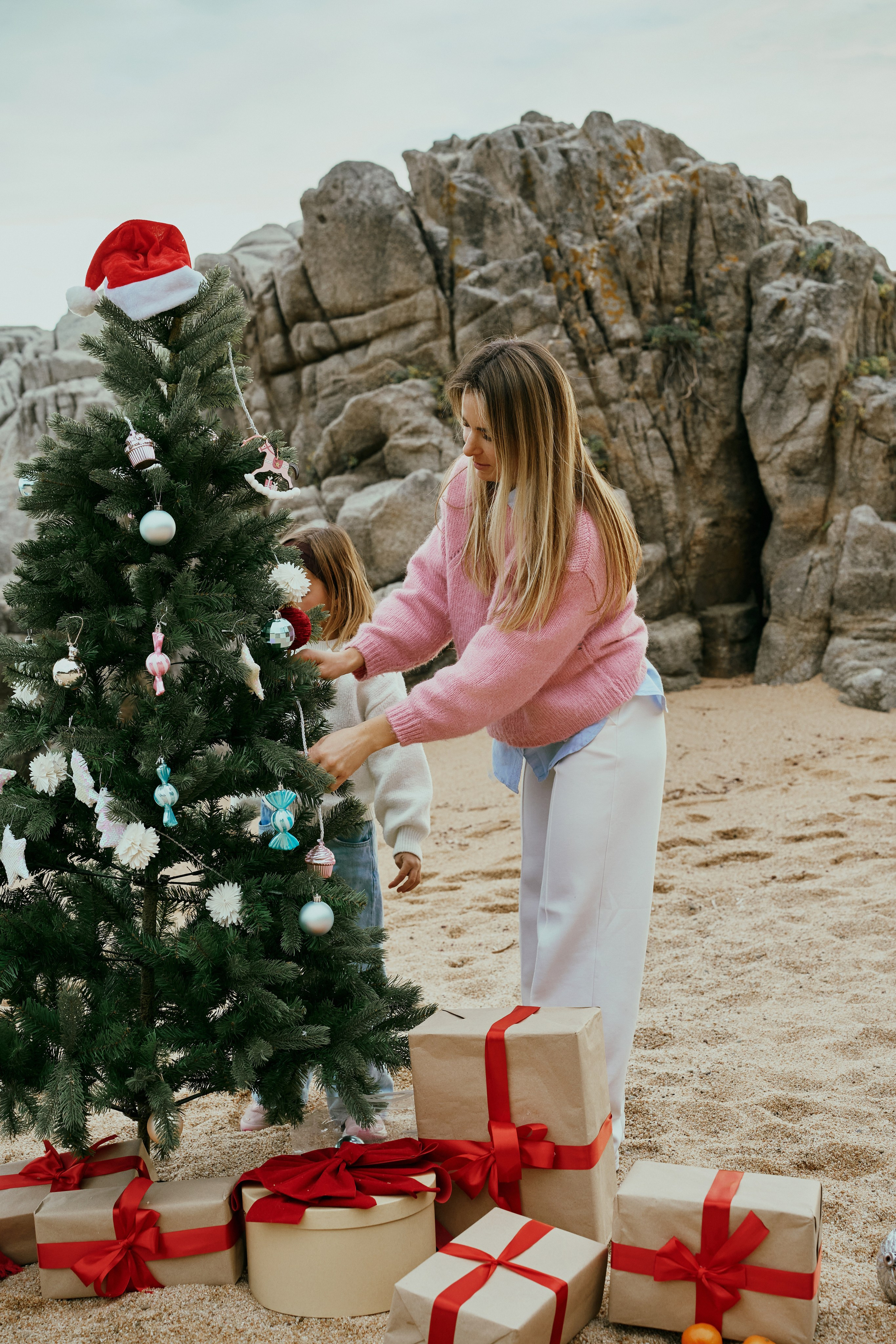 Рождество на пляже. Такие разные, любимые. Фотограф в Барселоне Жанна Захарченко