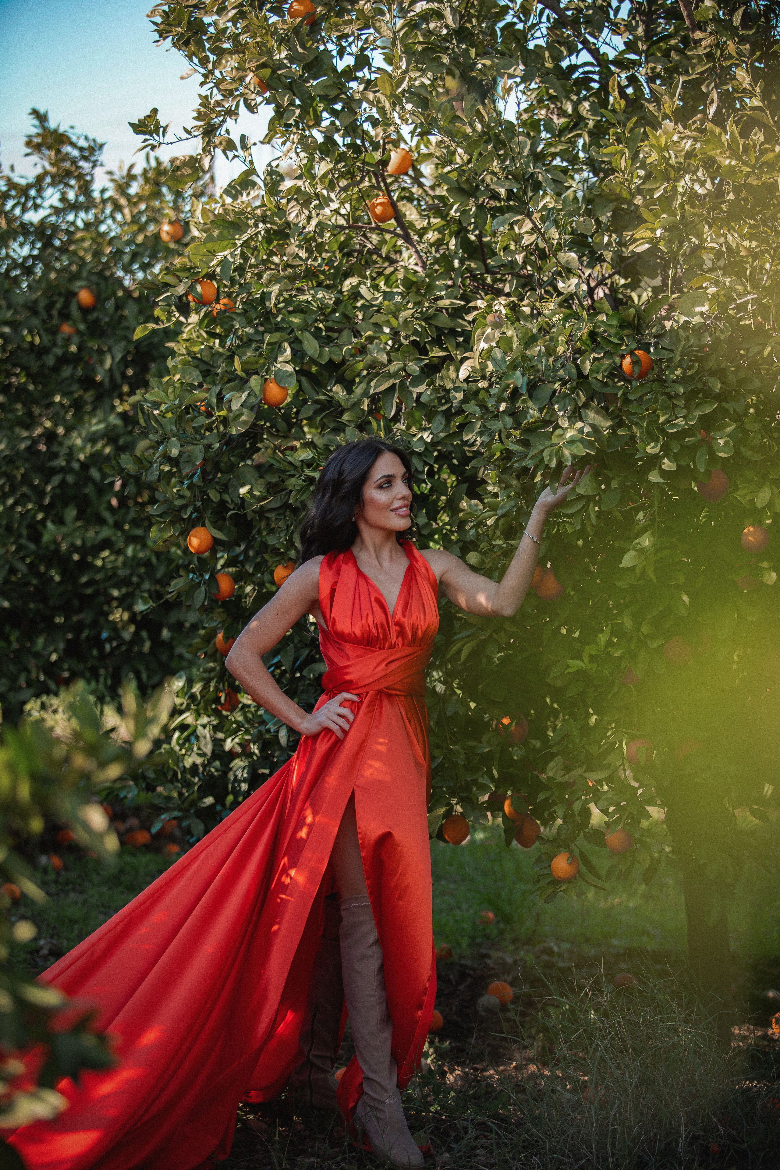 Фотосессия в апельсиновых садах. Фотограф в Турции | Алания, Сиде, Белек, Анталия, Кемер)