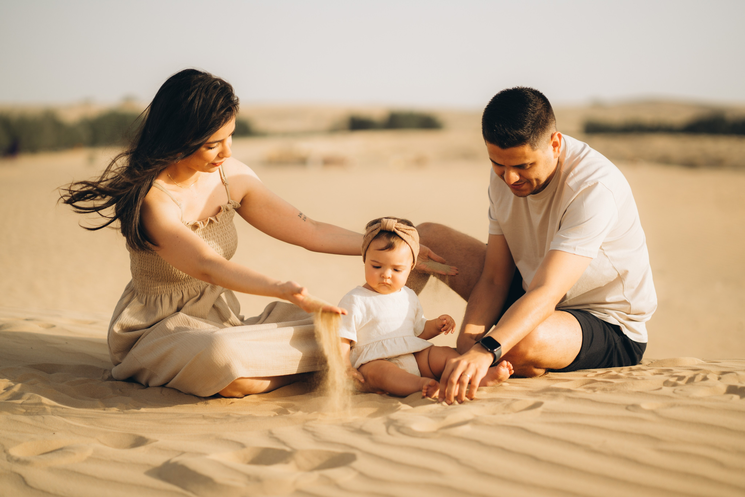 Sunset in the desert. Angela Iakovleva — Family Photographer in Dubai