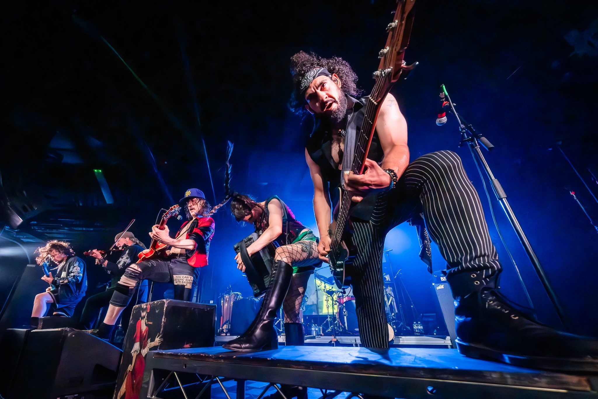 GOGOL BORDELLO / SACRAMENTO. Reportage concert portrait photography in the San Francisco Bay Area
