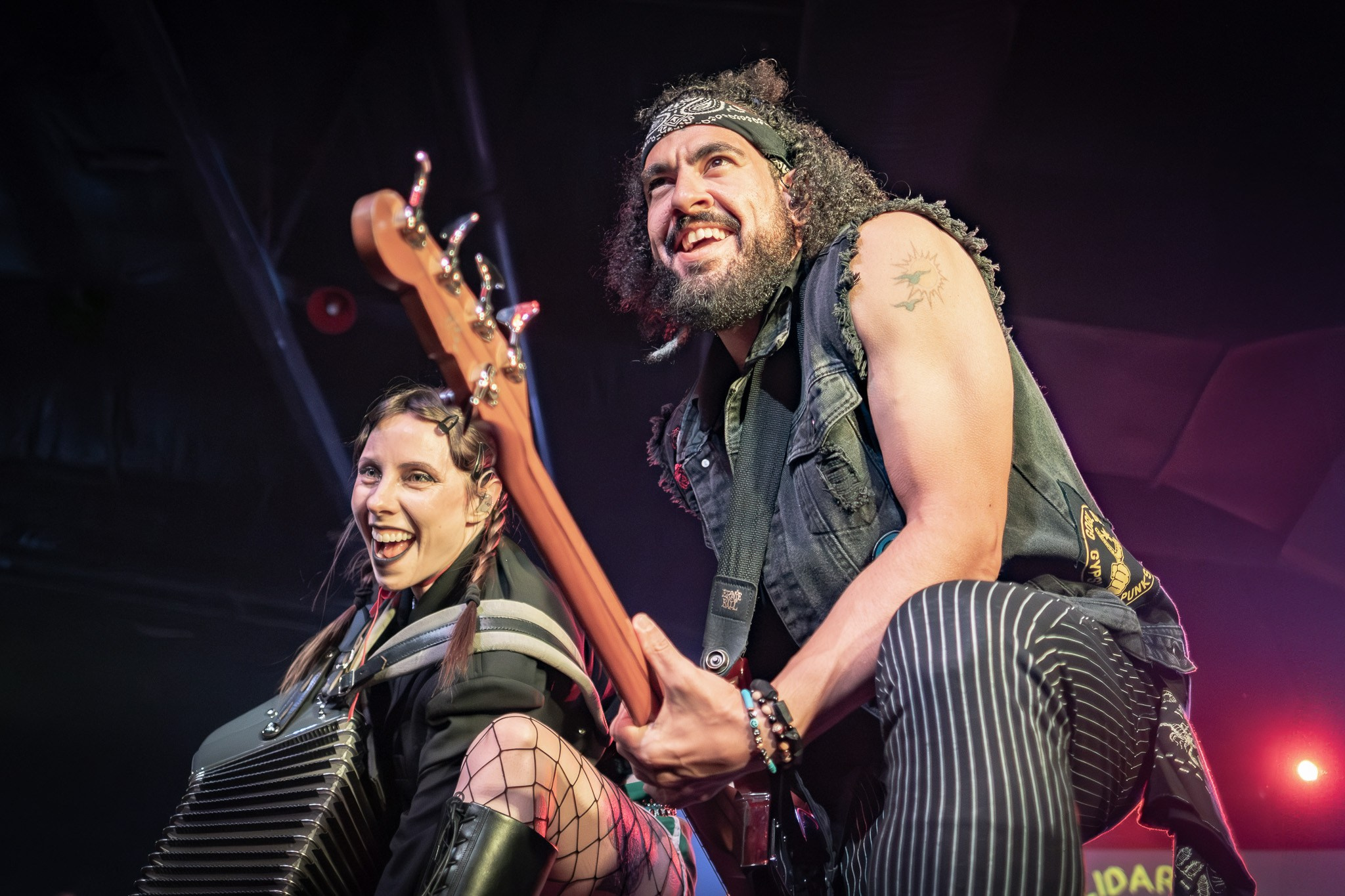 GOGOL BORDELLO / SACRAMENTO. Reportage concert portrait photography in the San Francisco Bay Area