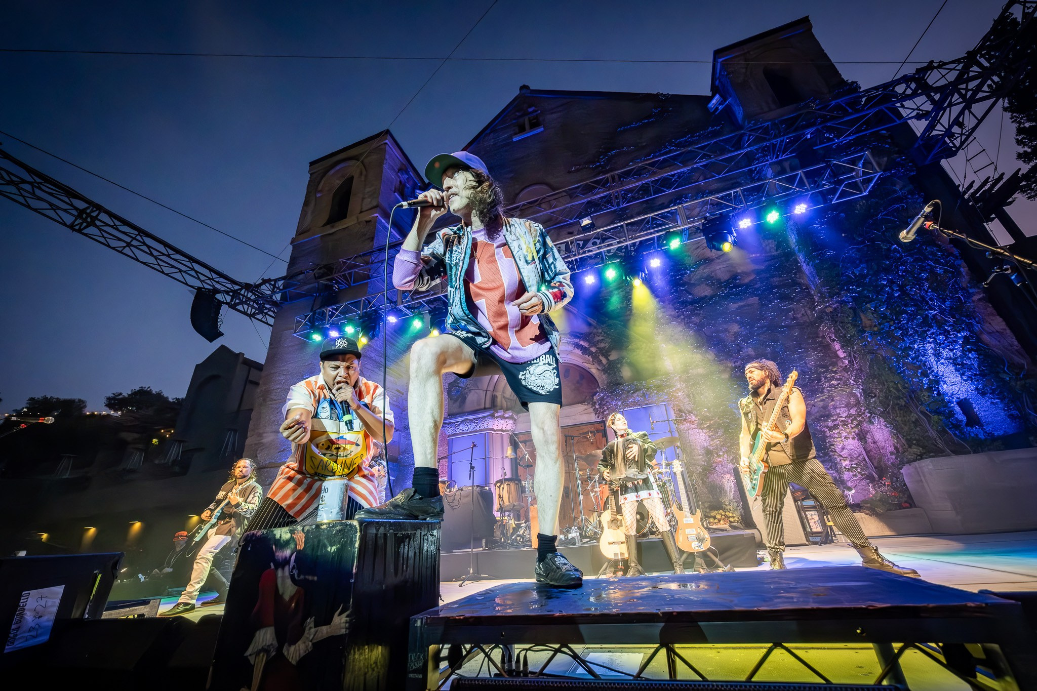 GOGOL BORDELLO / SARATOGA / CA. Reportage concert portrait photography in the San Francisco Bay Area