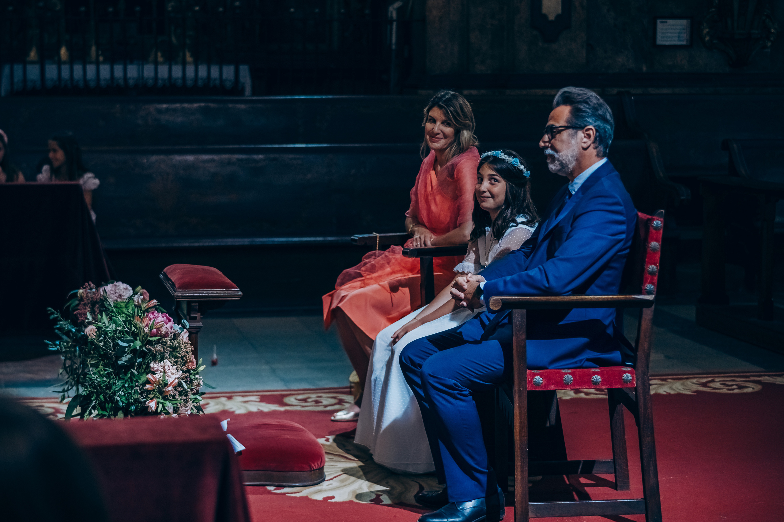 Comunión en la basílica San Francesc. Photographer in Mallorca