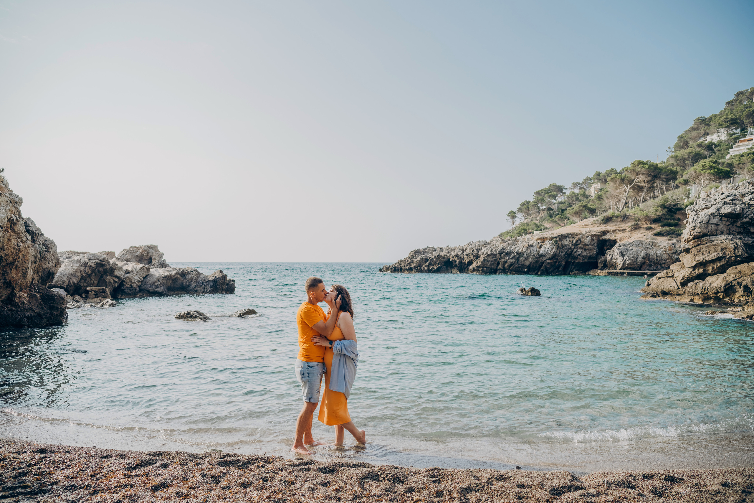 When we are three together. Фотограф у Пальма де Майорка