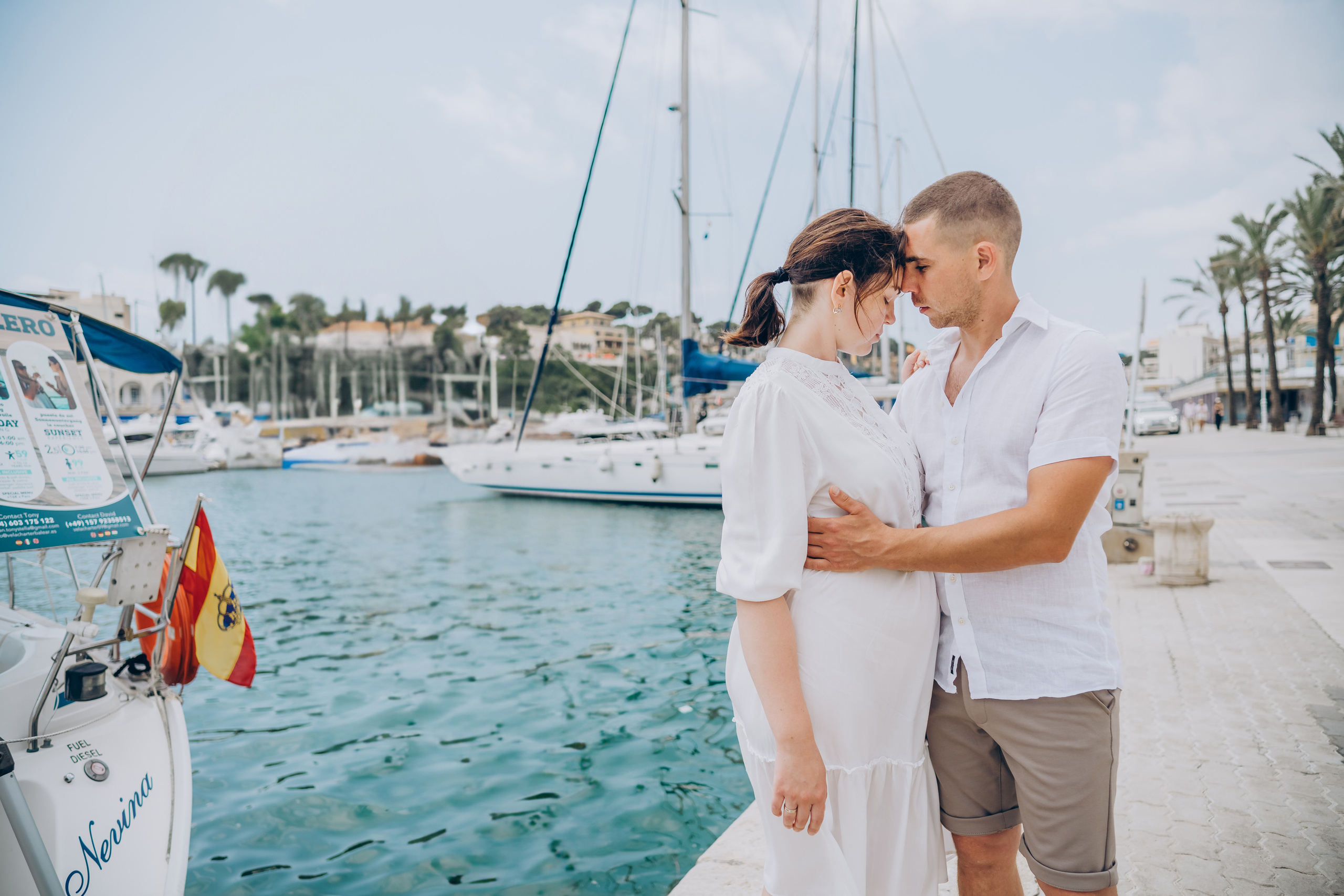 When we are three together. Фотограф у Пальма де Майорка