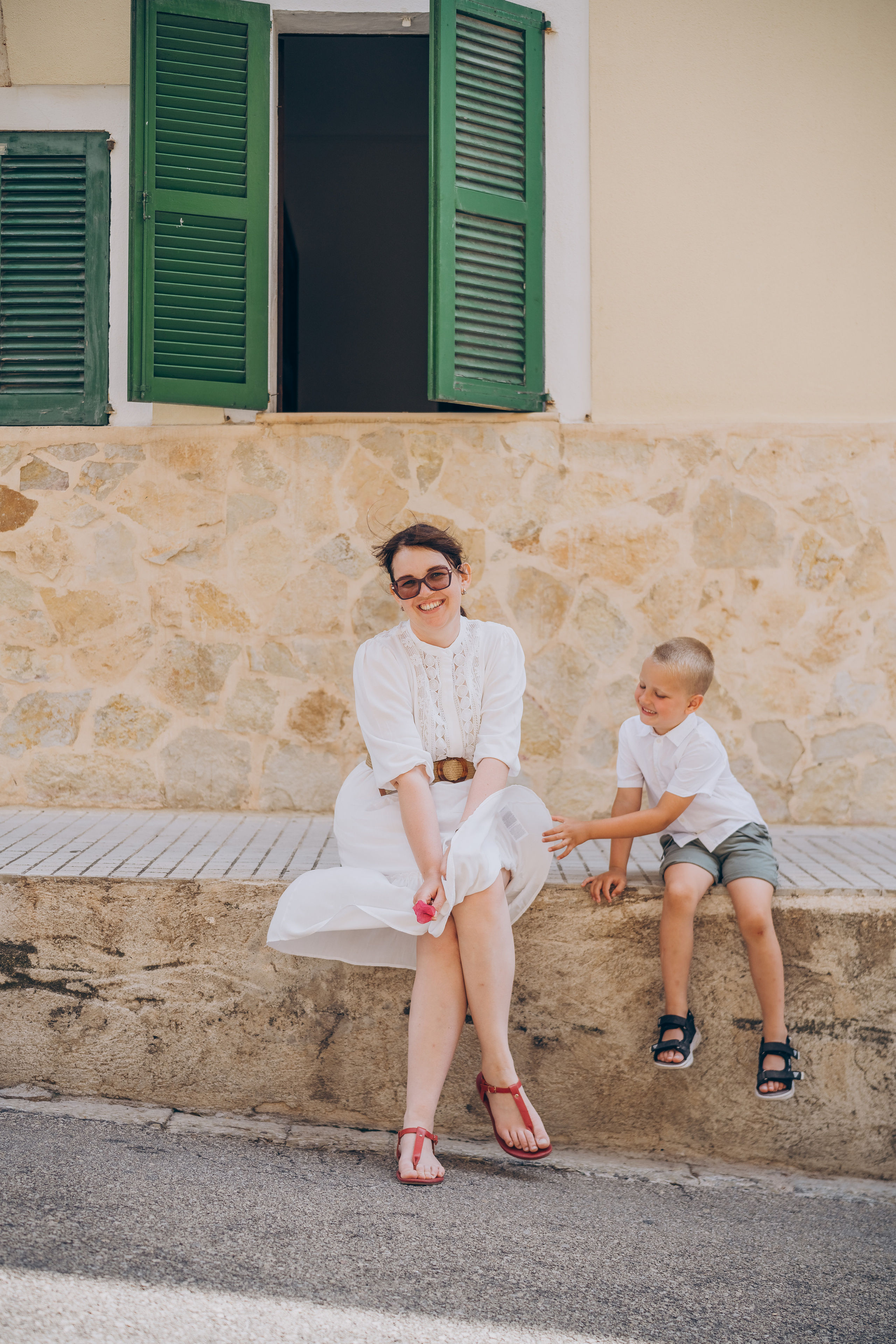 When we are three together. Фотограф у Пальма де Майорка