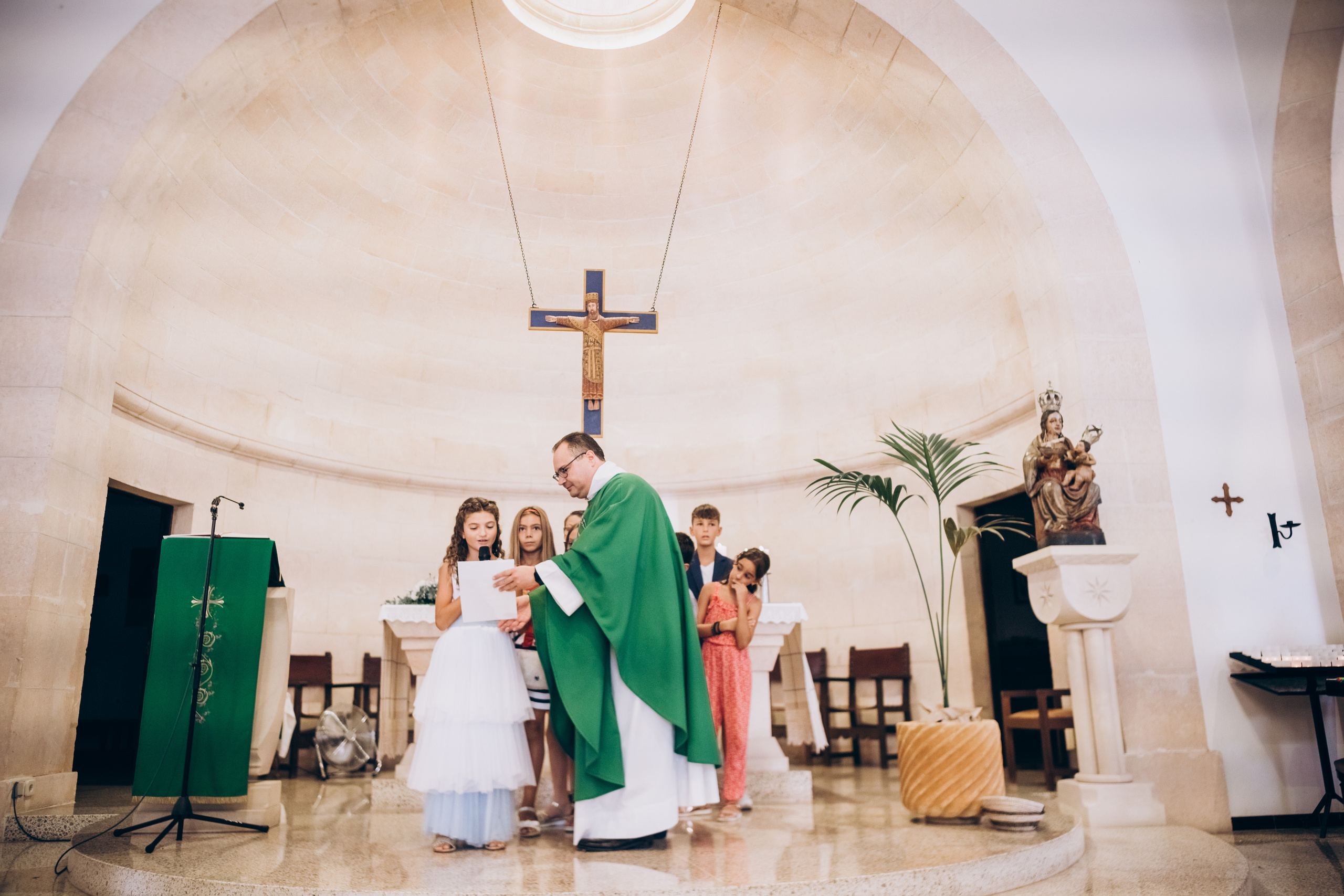 Communion photo shoot. Photographer in Mallorca
