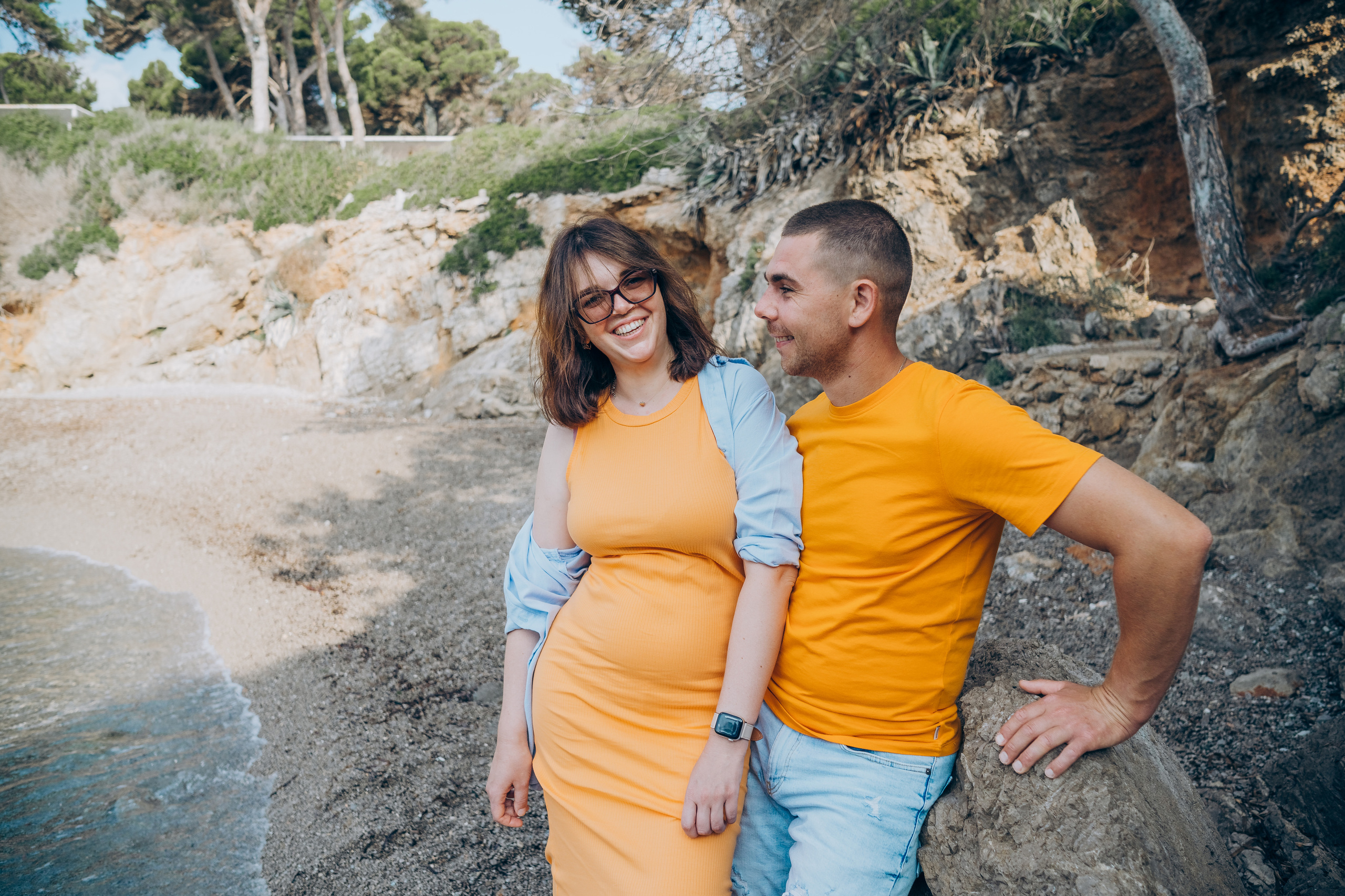 When we are three together. Фотограф у Пальма де Майорка