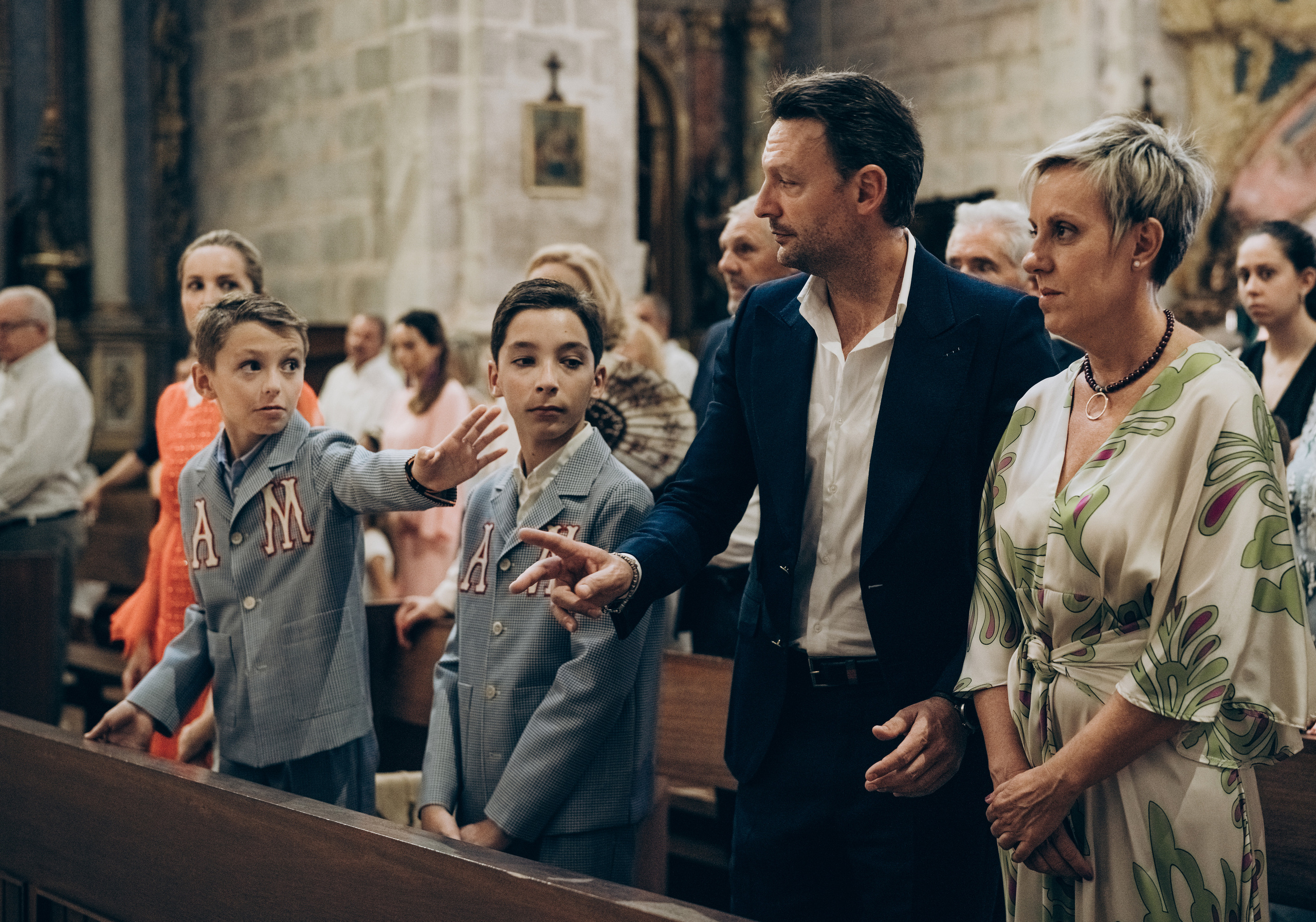 The sacrament is a family holiday. Фотограф у Пальма де Майорка