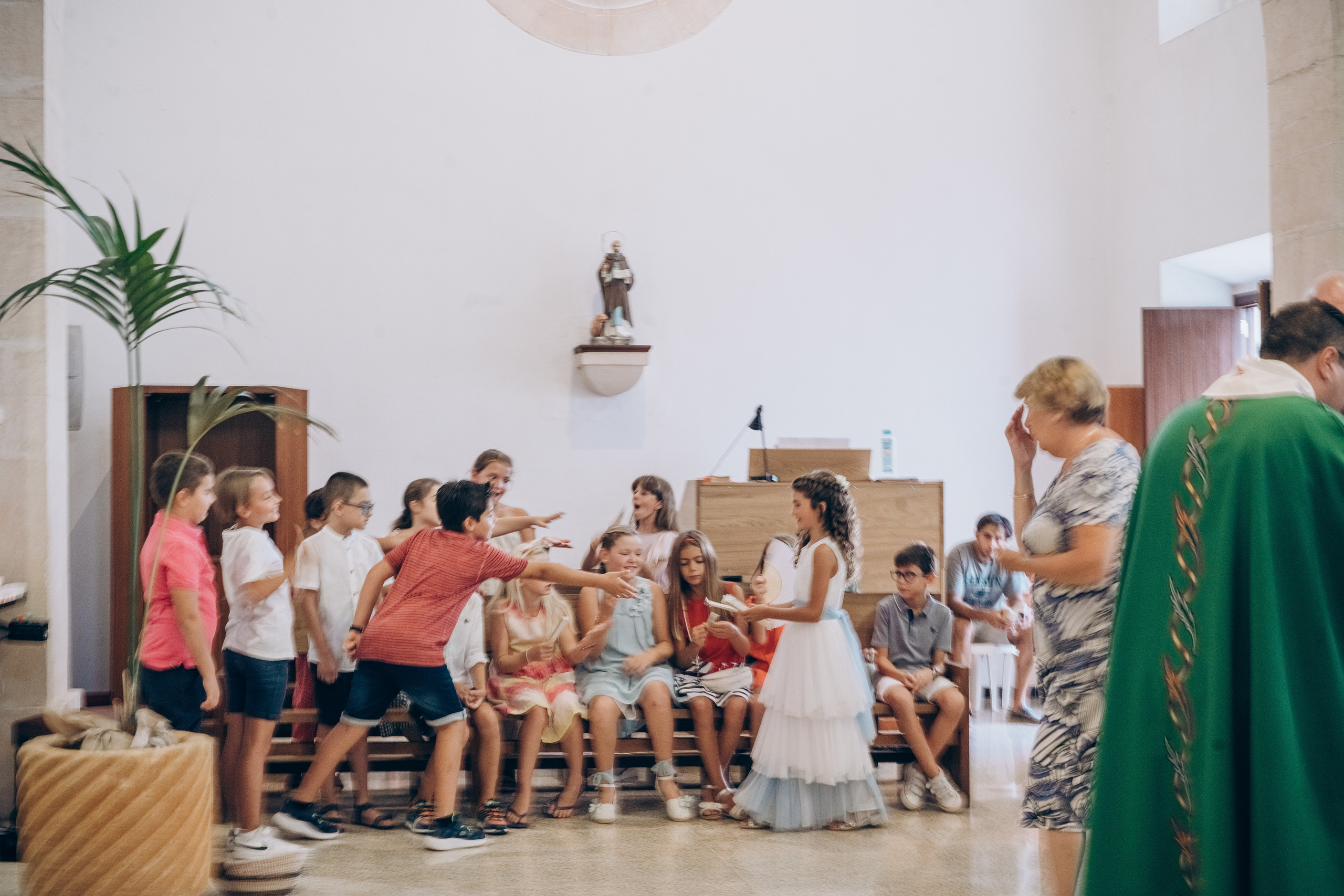 Communion photo shoot. Photographer in Mallorca