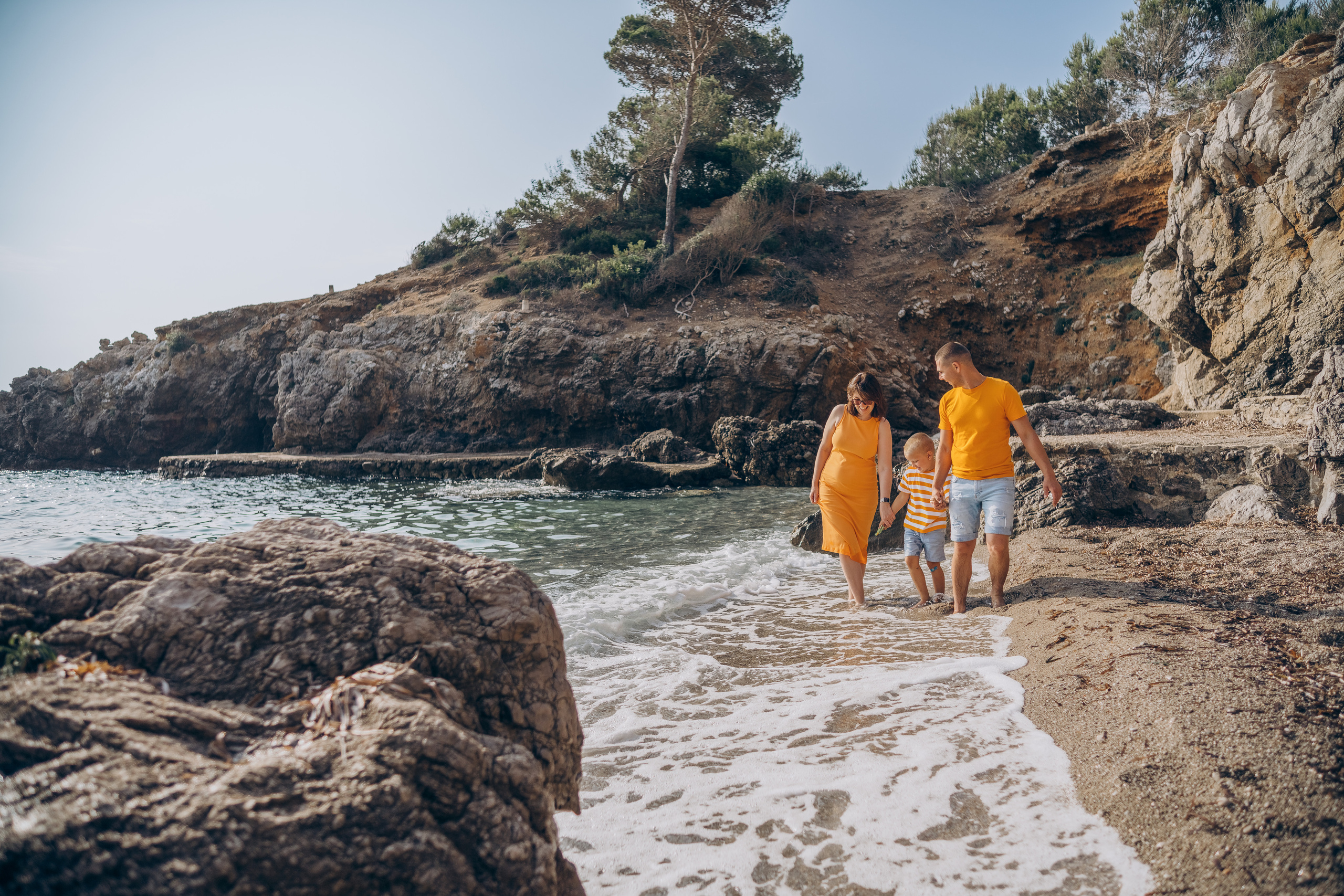 When we are three together. Фотограф у Пальма де Майорка