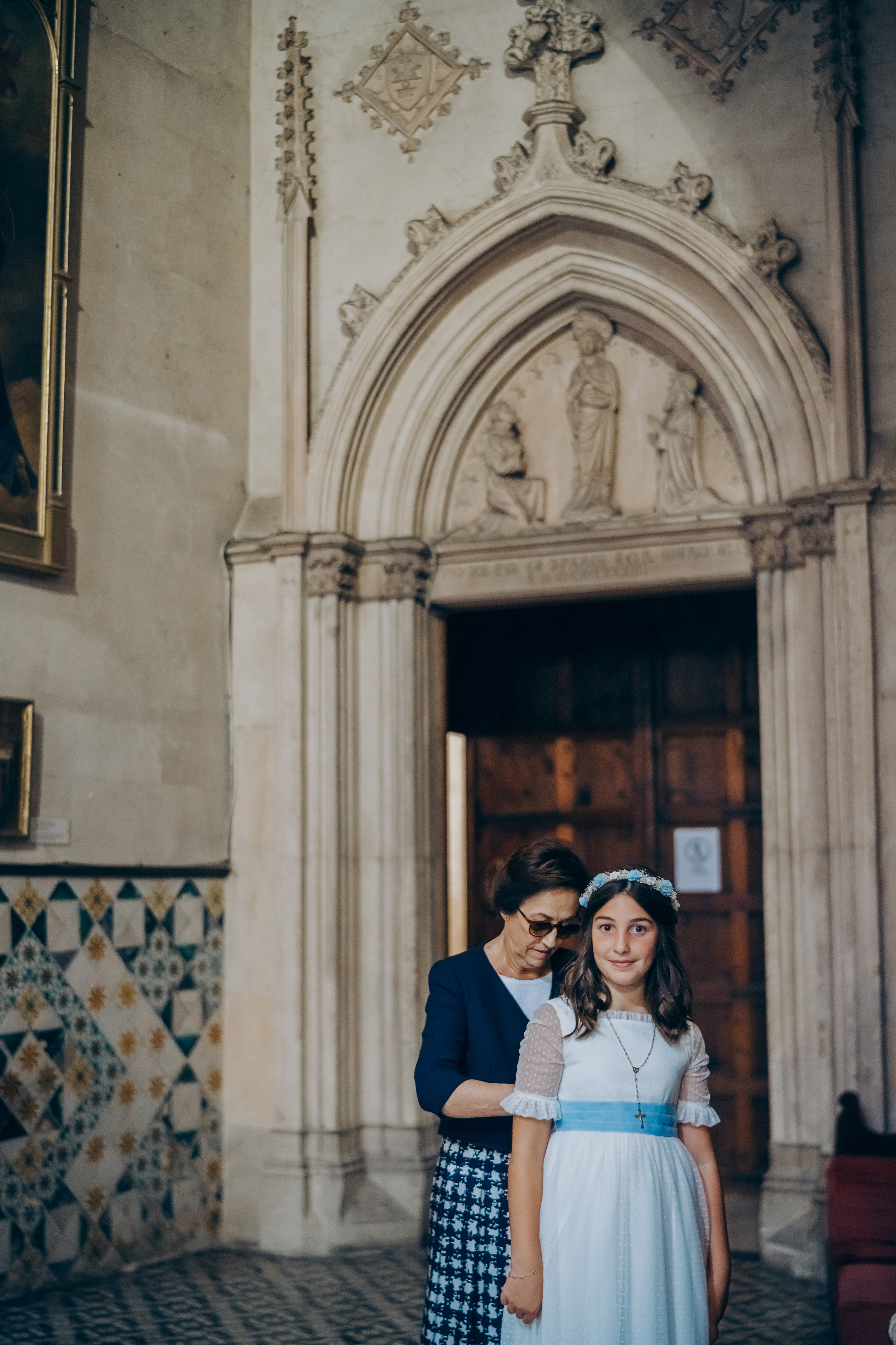 Comunión en la basílica San Francesc. Photographer in Mallorca
