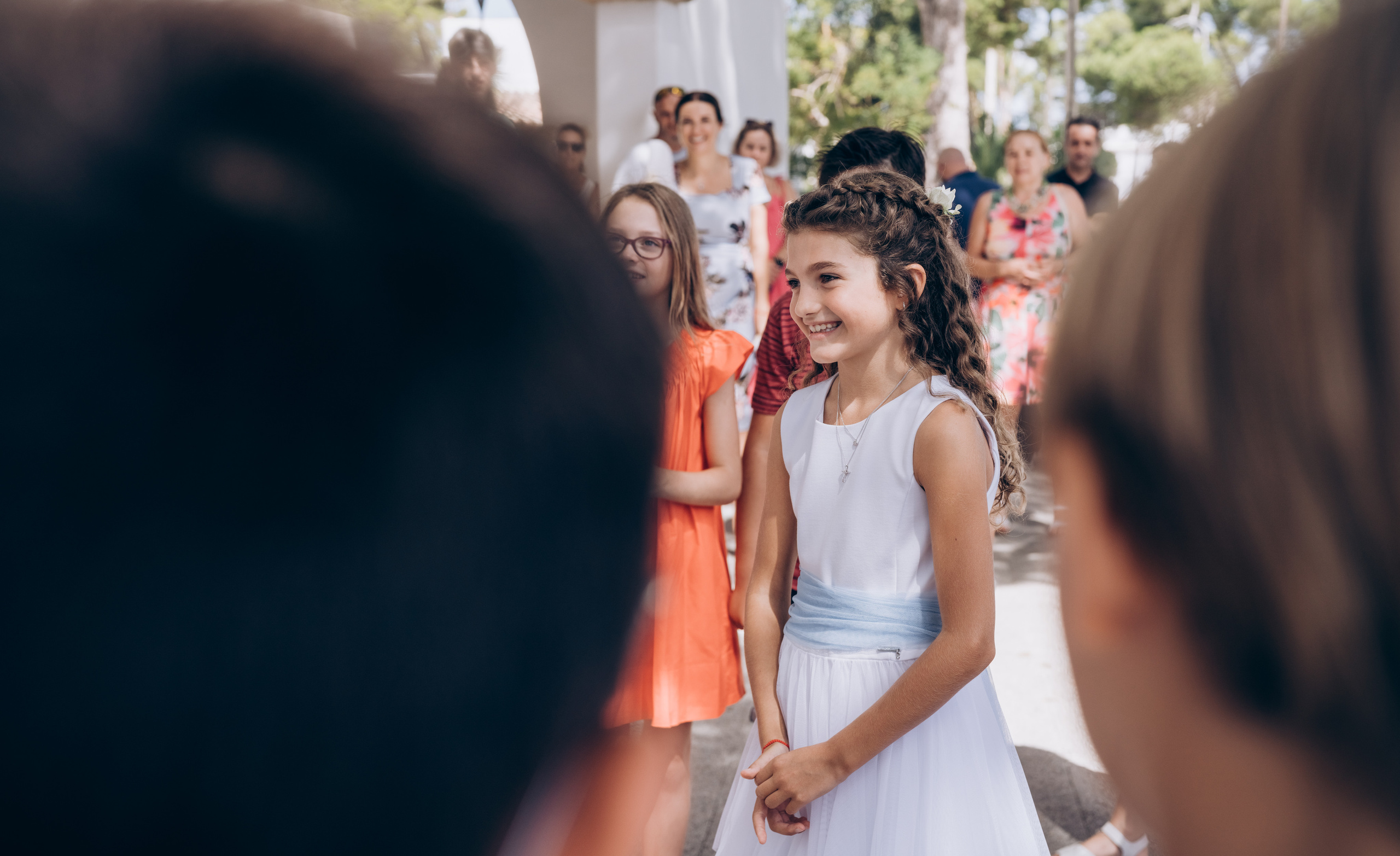 Communion photo shoot. Photographer in Mallorca
