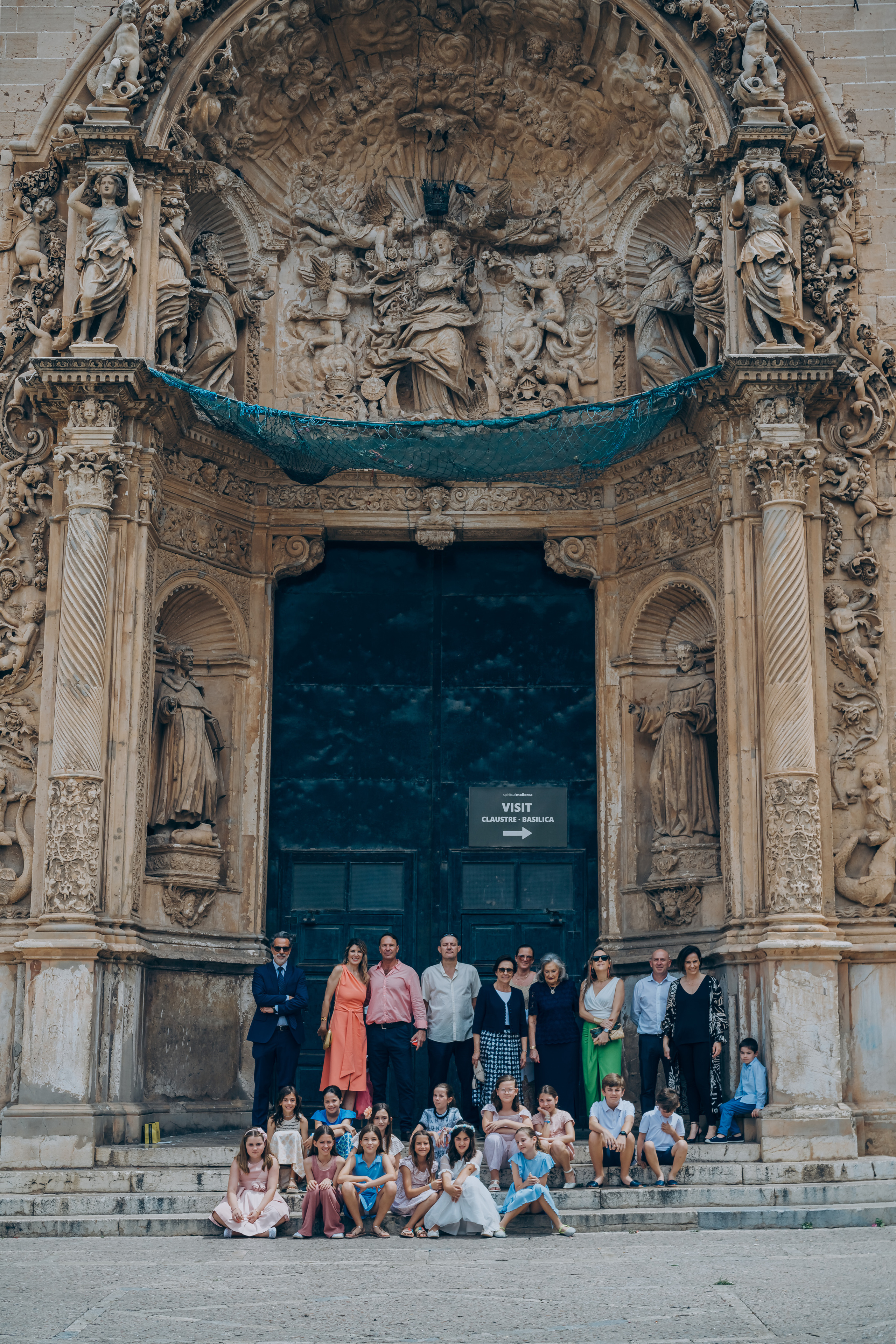 Comunión en la basílica San Francesc. Photographer in Mallorca