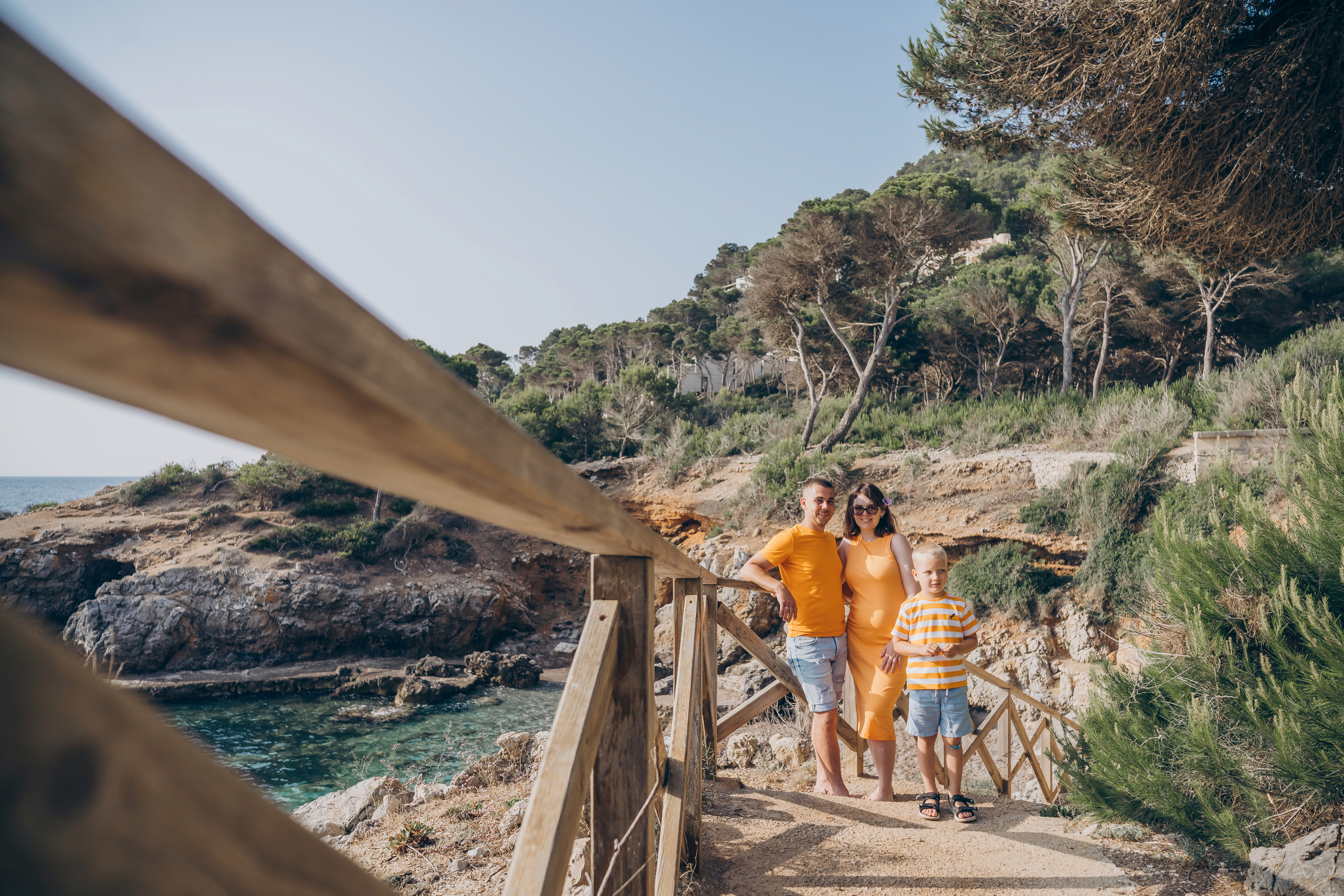 When we are three together. Фотограф у Пальма де Майорка