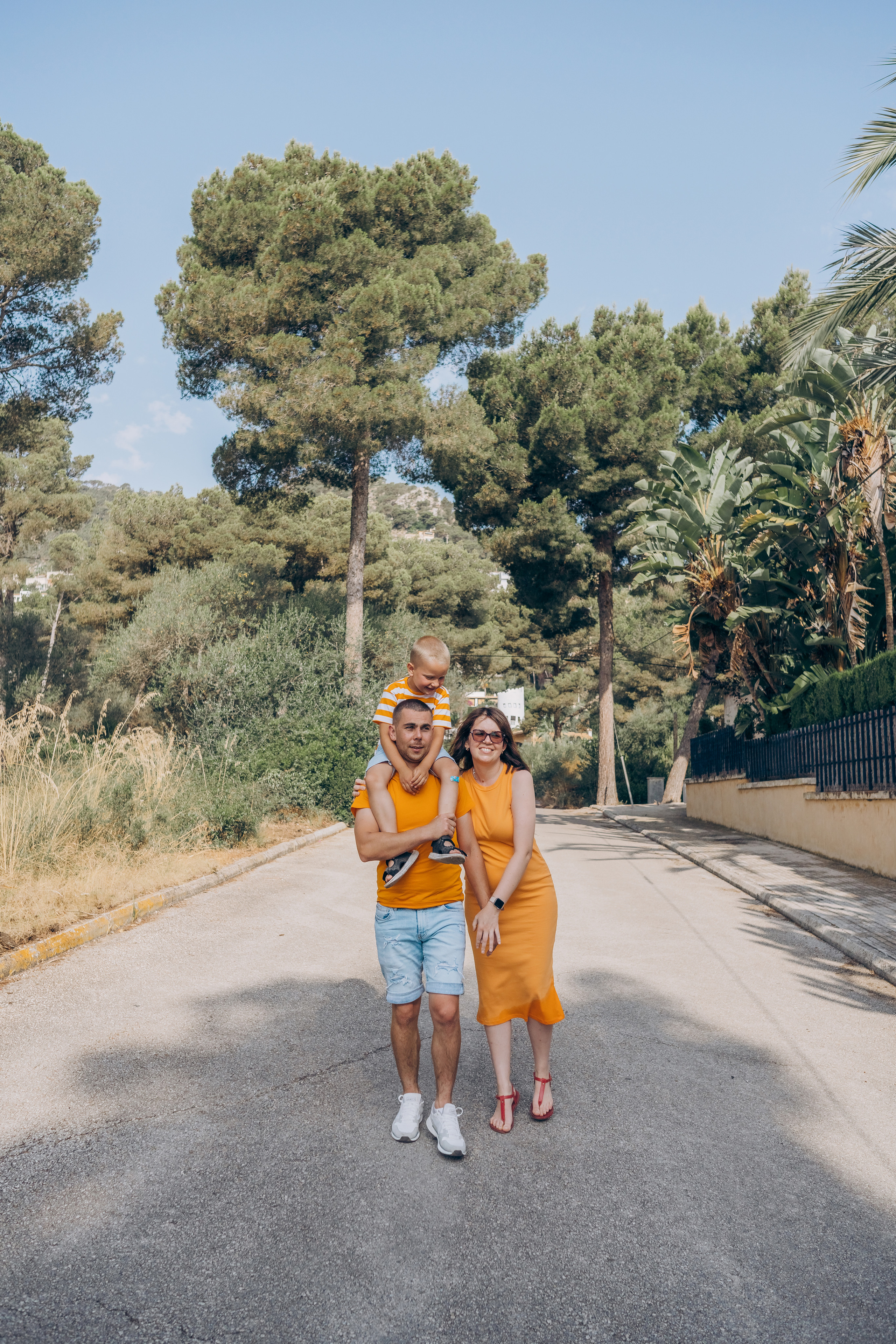 When we are three together. Фотограф у Пальма де Майорка