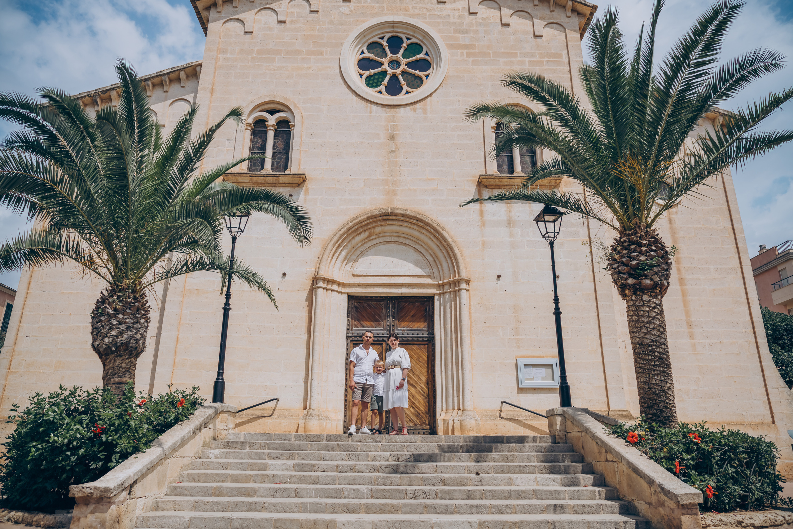 When we are three together. Фотограф у Пальма де Майорка