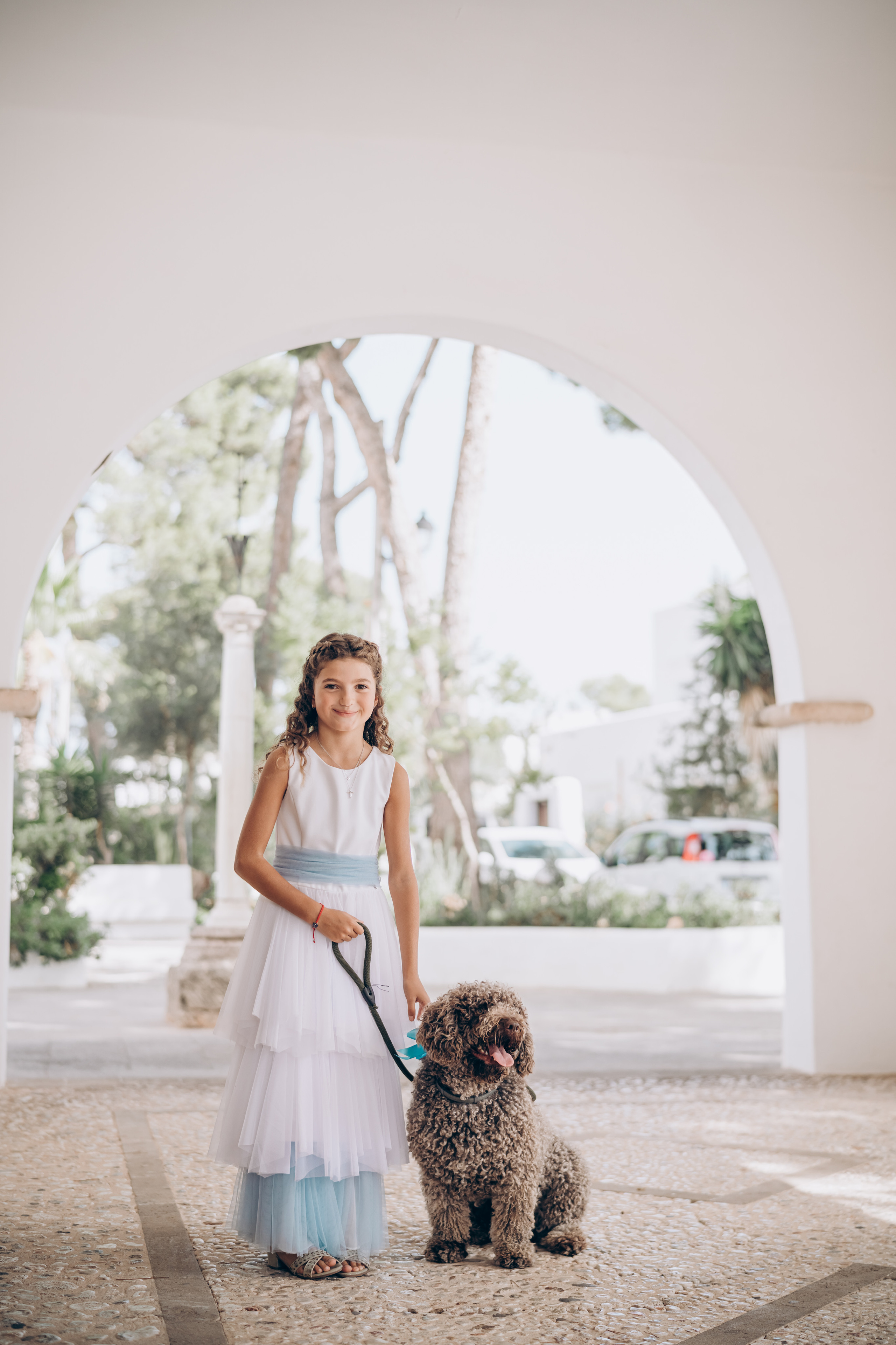 Communion photo shoot. Photographer in Mallorca