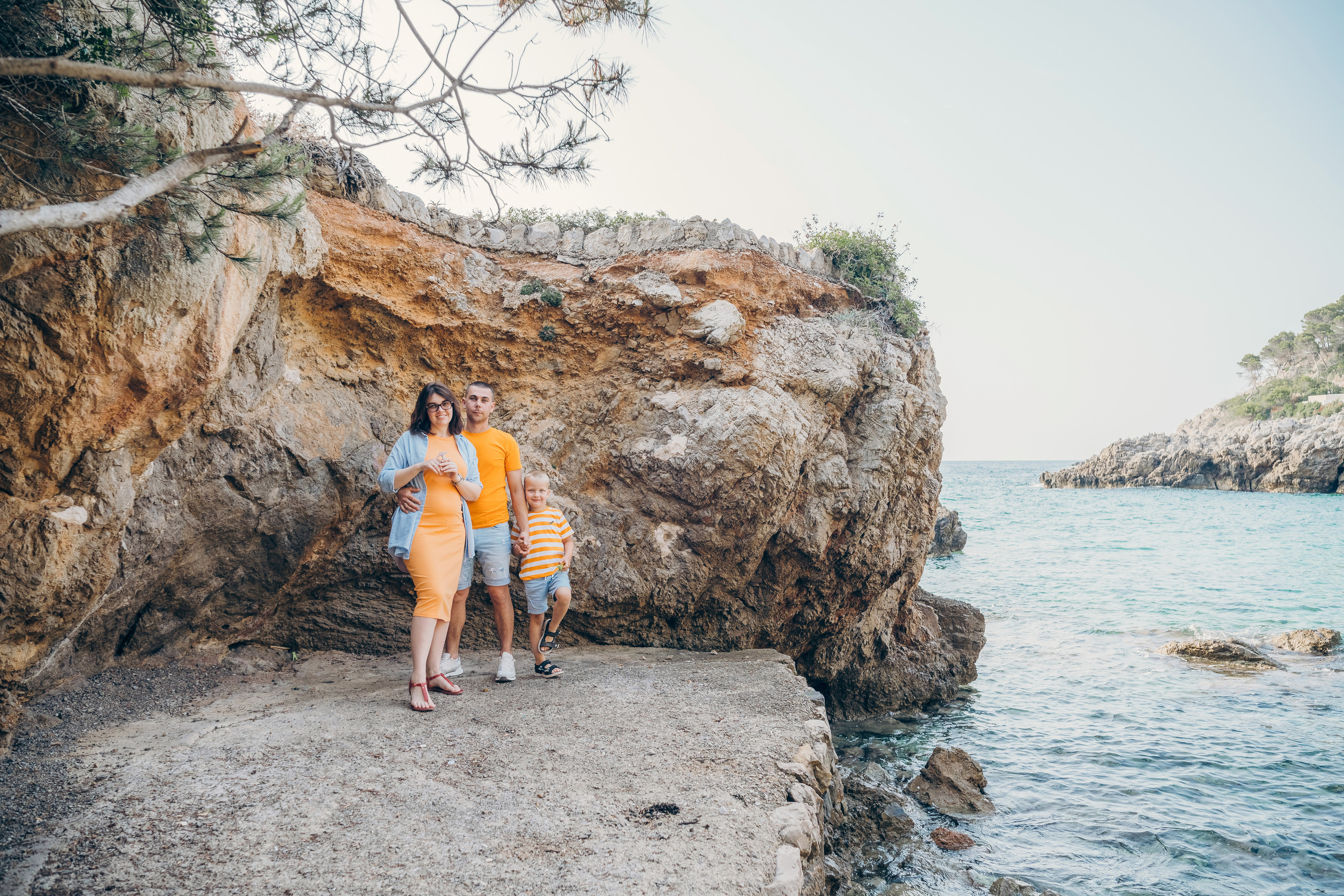 When we are three together. Фотограф у Пальма де Майорка