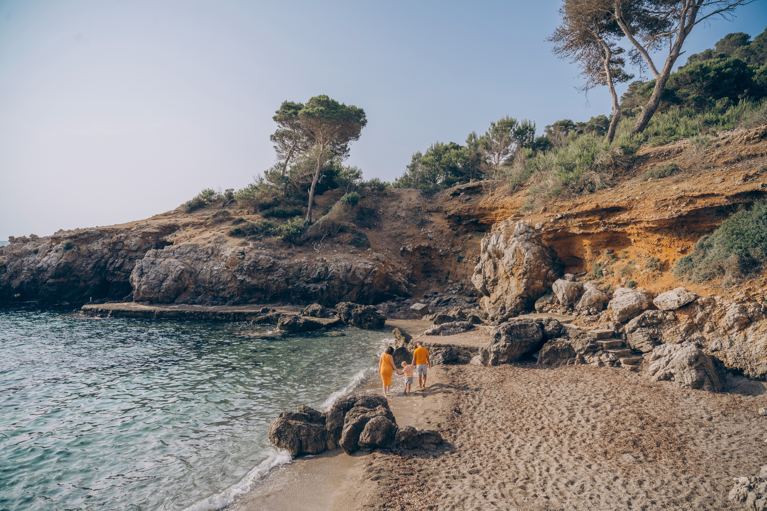 When we are three together. Фотограф у Пальма де Майорка